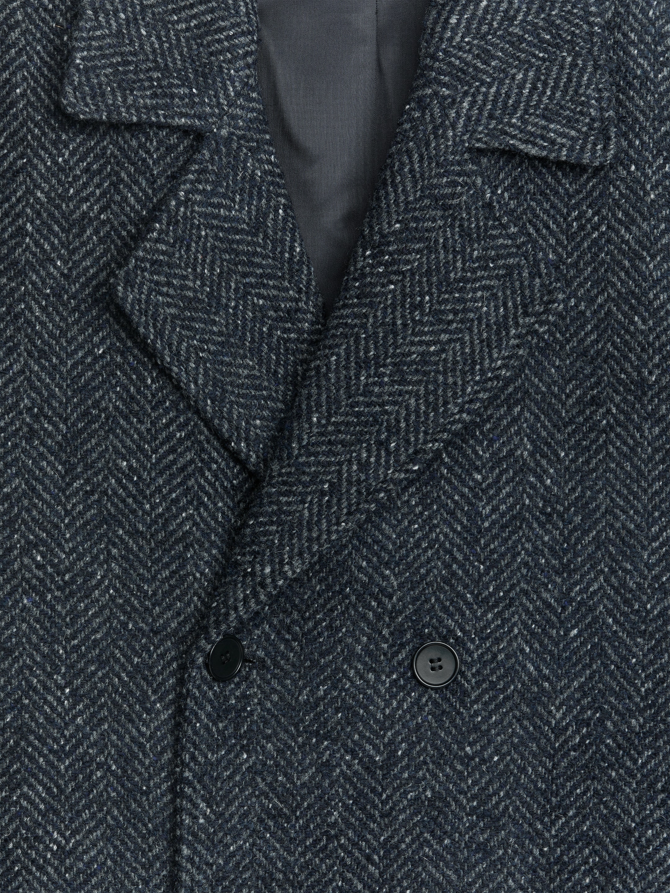 Rock i ullblandning - Mörkblå - Loose fit - Men - StillMedia/DescriptiveDetail - 1