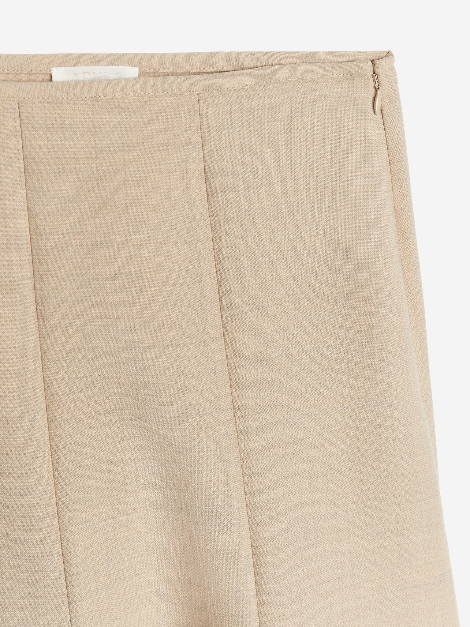 Flared Skirt - Beige - 2