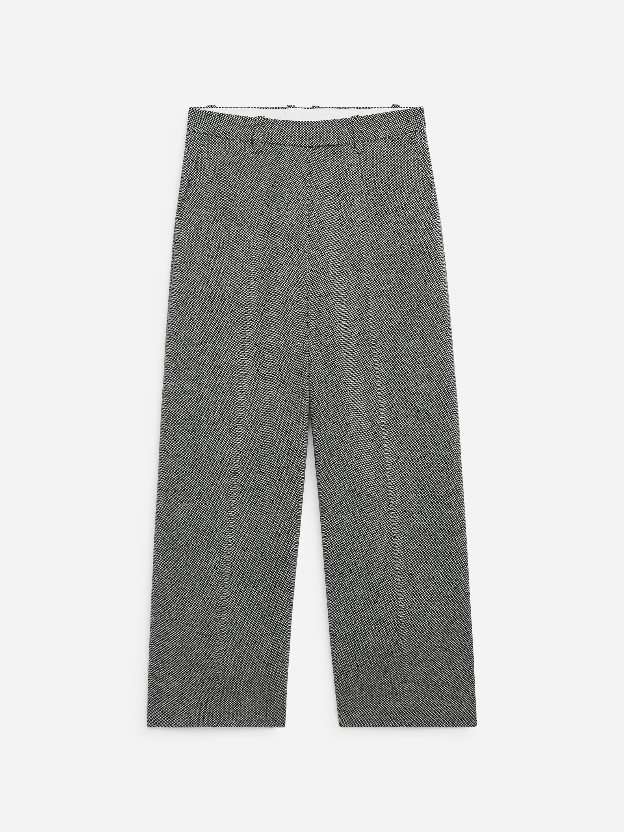 Relaxed Wool Trousers - Black - Relaxed fit - women - StillMedia/DescriptiveStillLife - 1