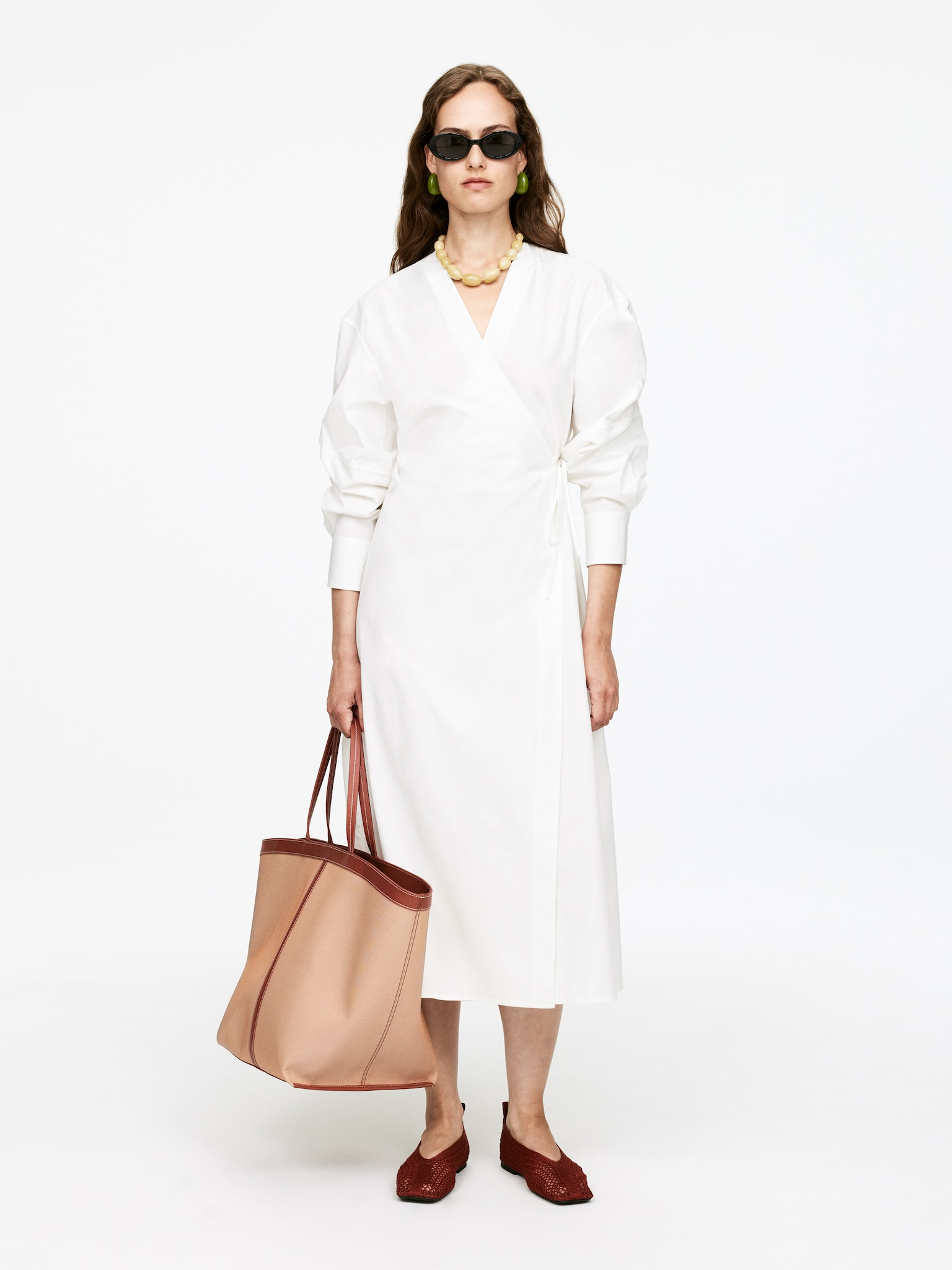 Bolso tote de lona - Beige