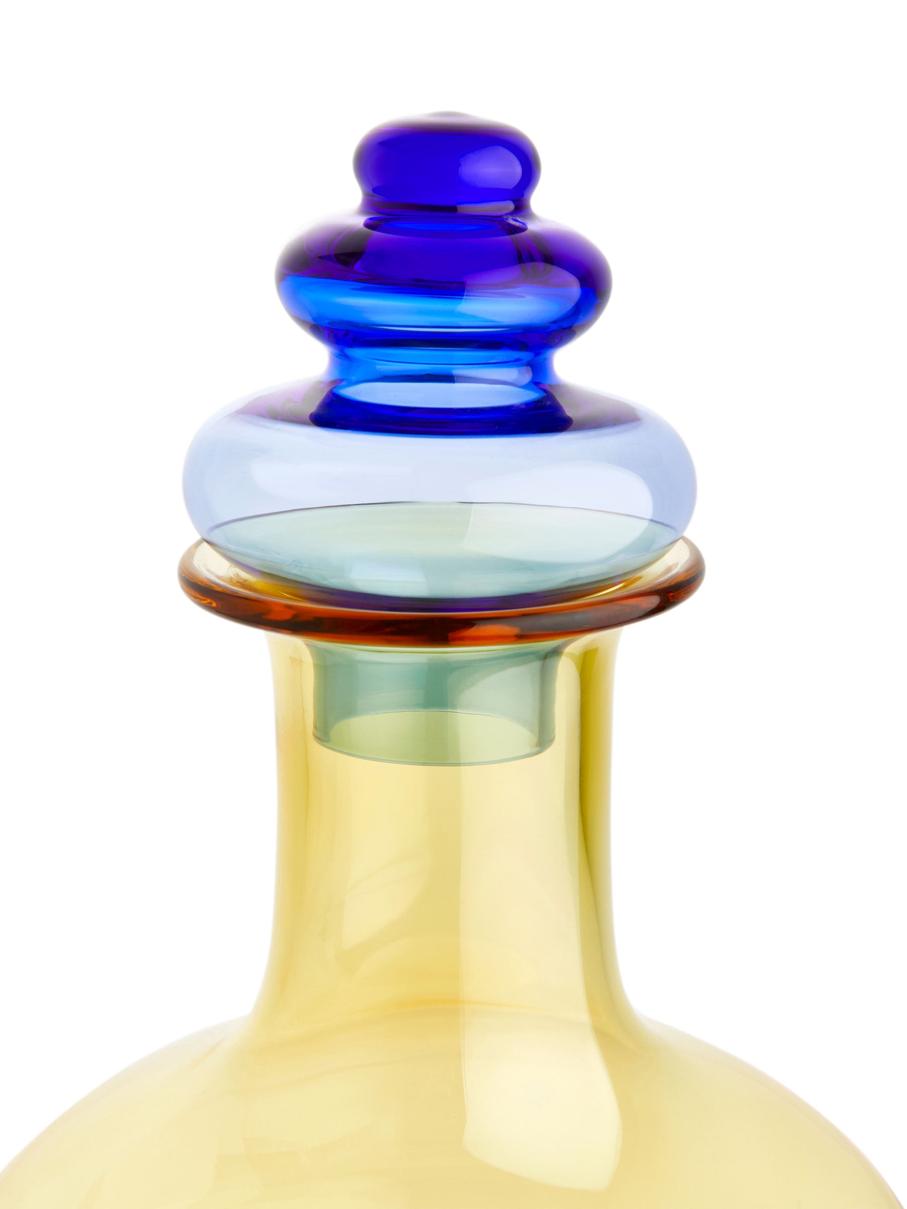 Glass Carafe - Yellow/Blue - Homeware - StillMedia/DescriptiveDetail - 1