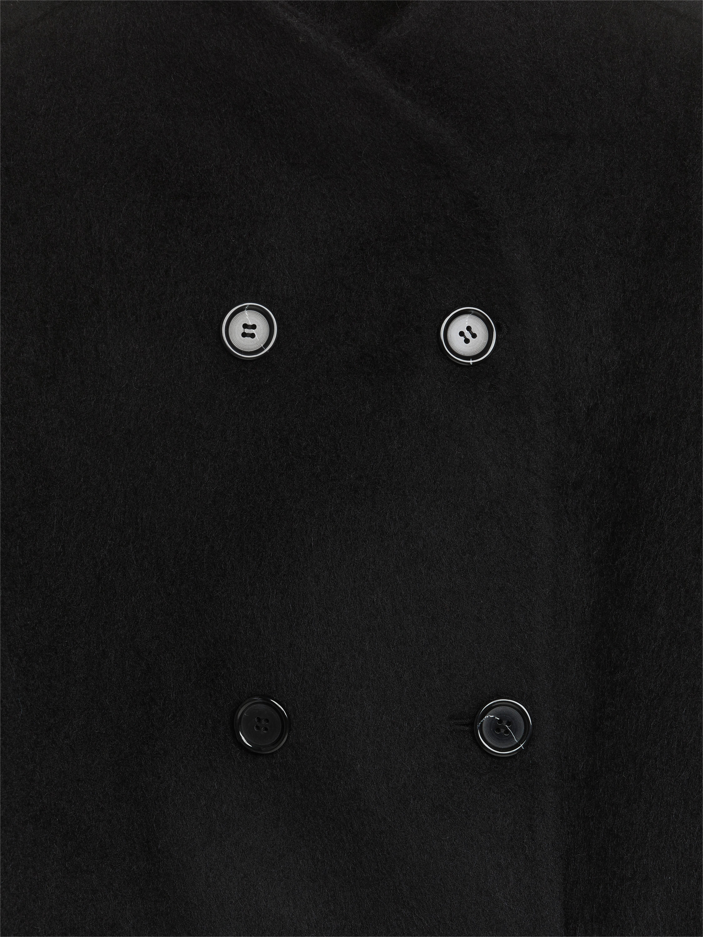 Brushed Wool Jacket - Black - Oversized - Women - StillMedia/DescriptiveDetail - 1