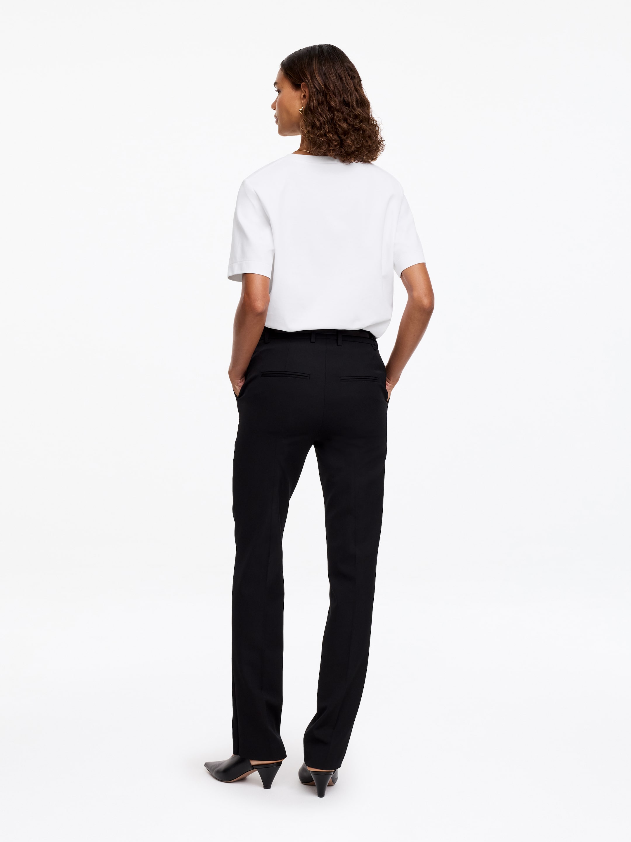 Signature Constructed T-Shirt - White - Regular fit - Women - StillMedia/Lookbook - 33