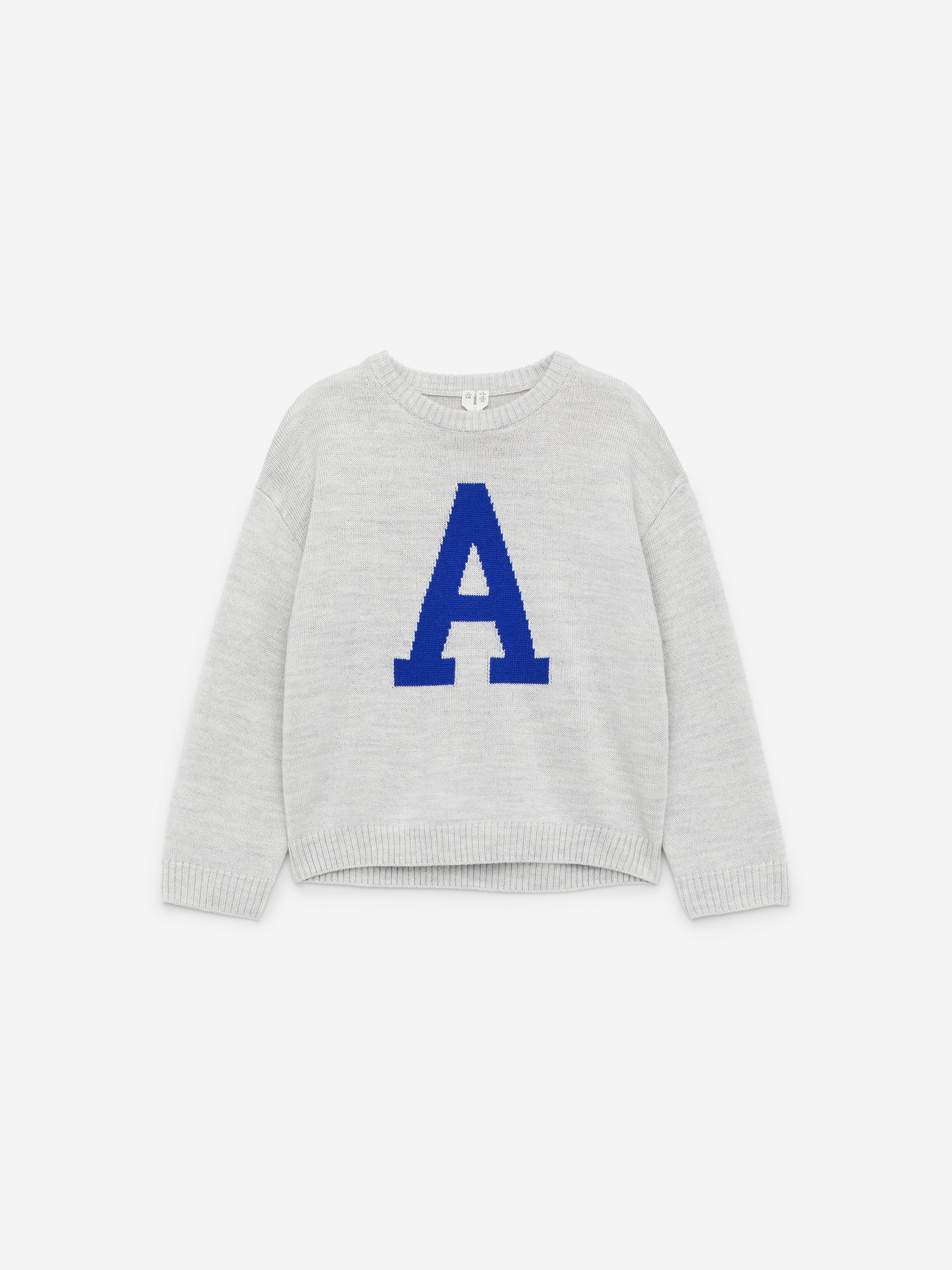 Pull en mélange de laine-Grey-14021