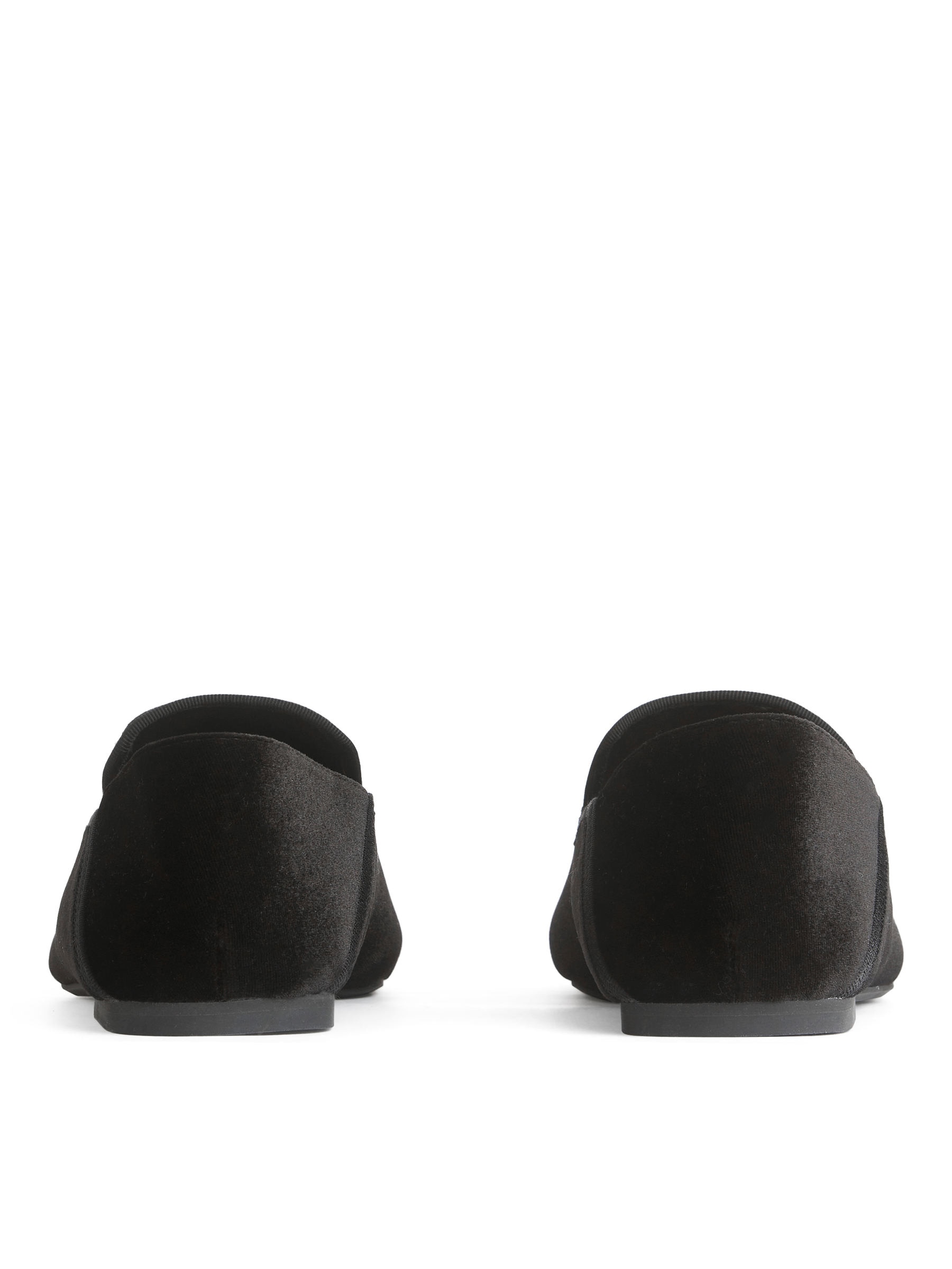 Hausschuhe aus Samt - Schwarz - Damen - StillMedia/DescriptiveStillLife - 1