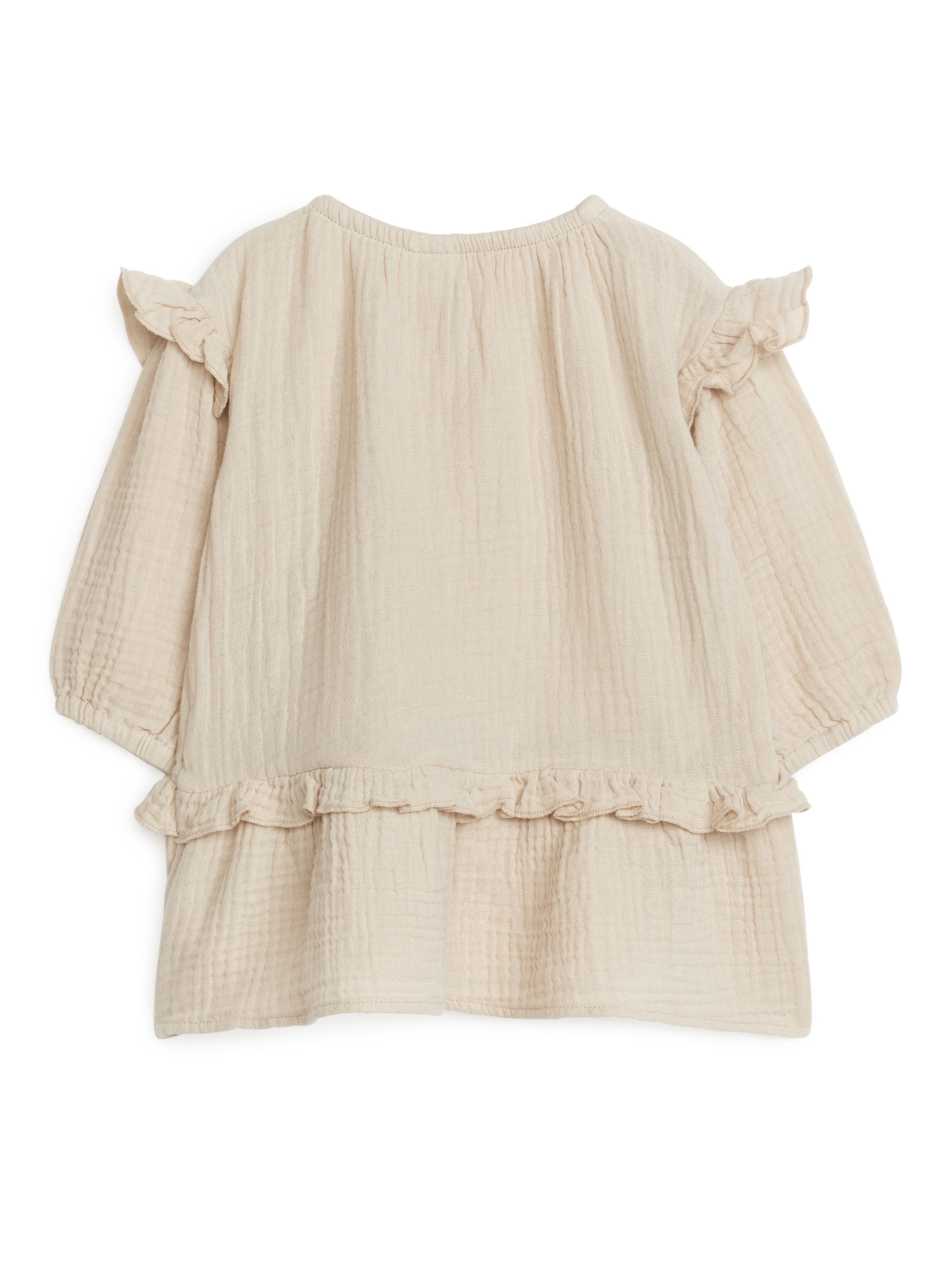View larger image: Cheesecloth Dress - Beige - Kids | H&M GB 2