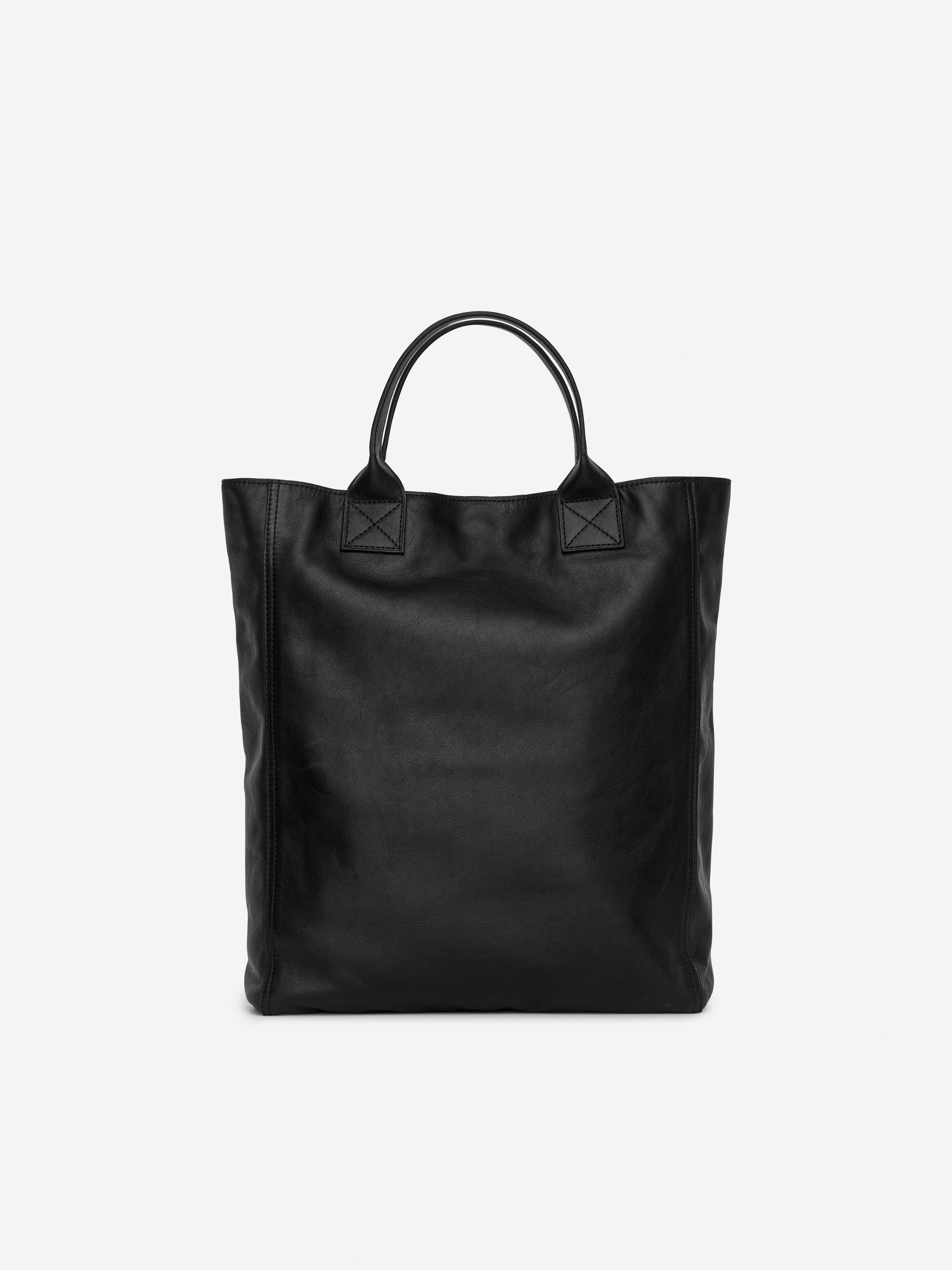 Leather Tote - Black - Men - StillMedia/DescriptiveStillLife - 4