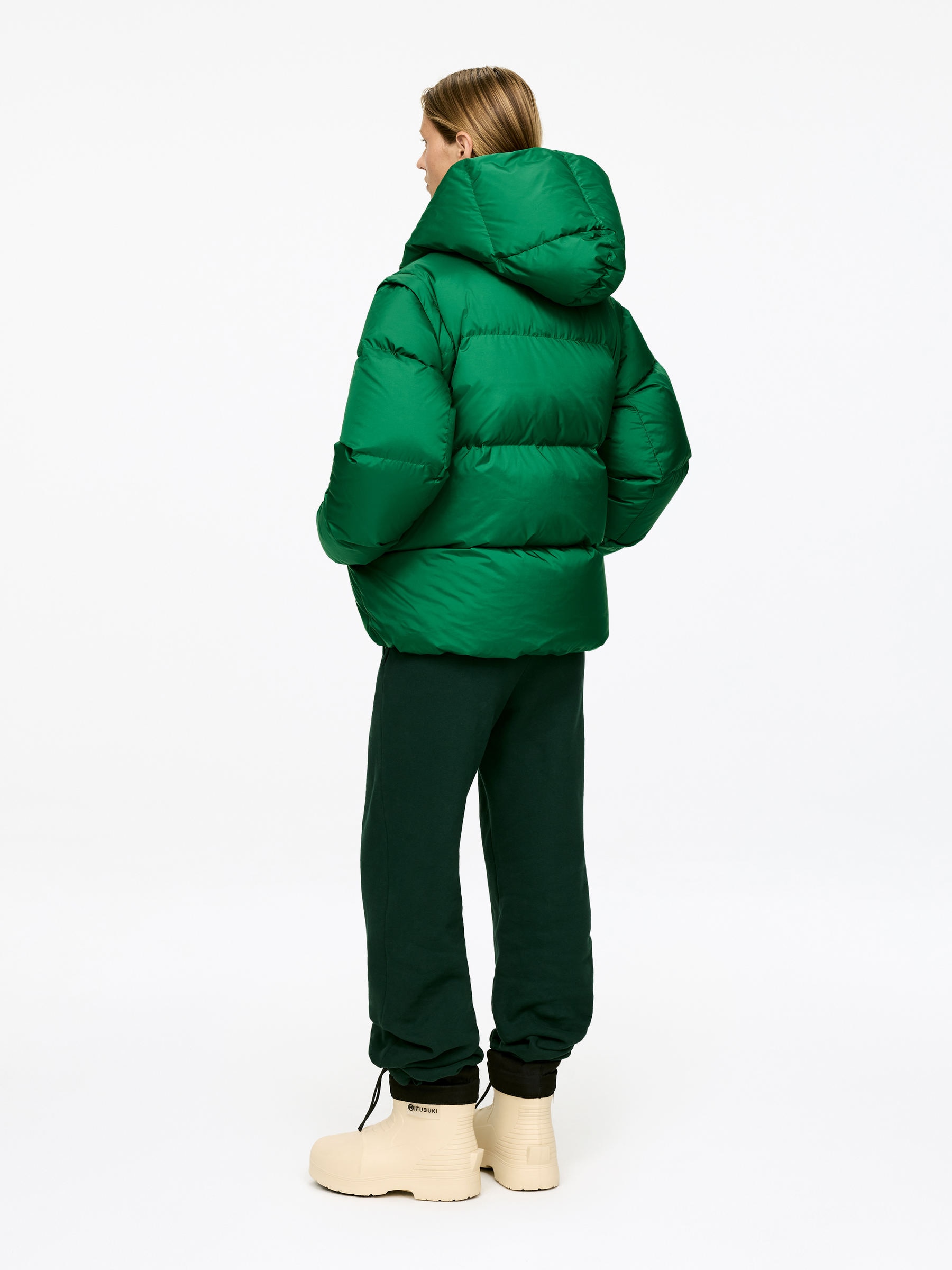 Gefütterte Steppjacke - Grün - Regular Fit - Damen - StillMedia/Lookbook - 6