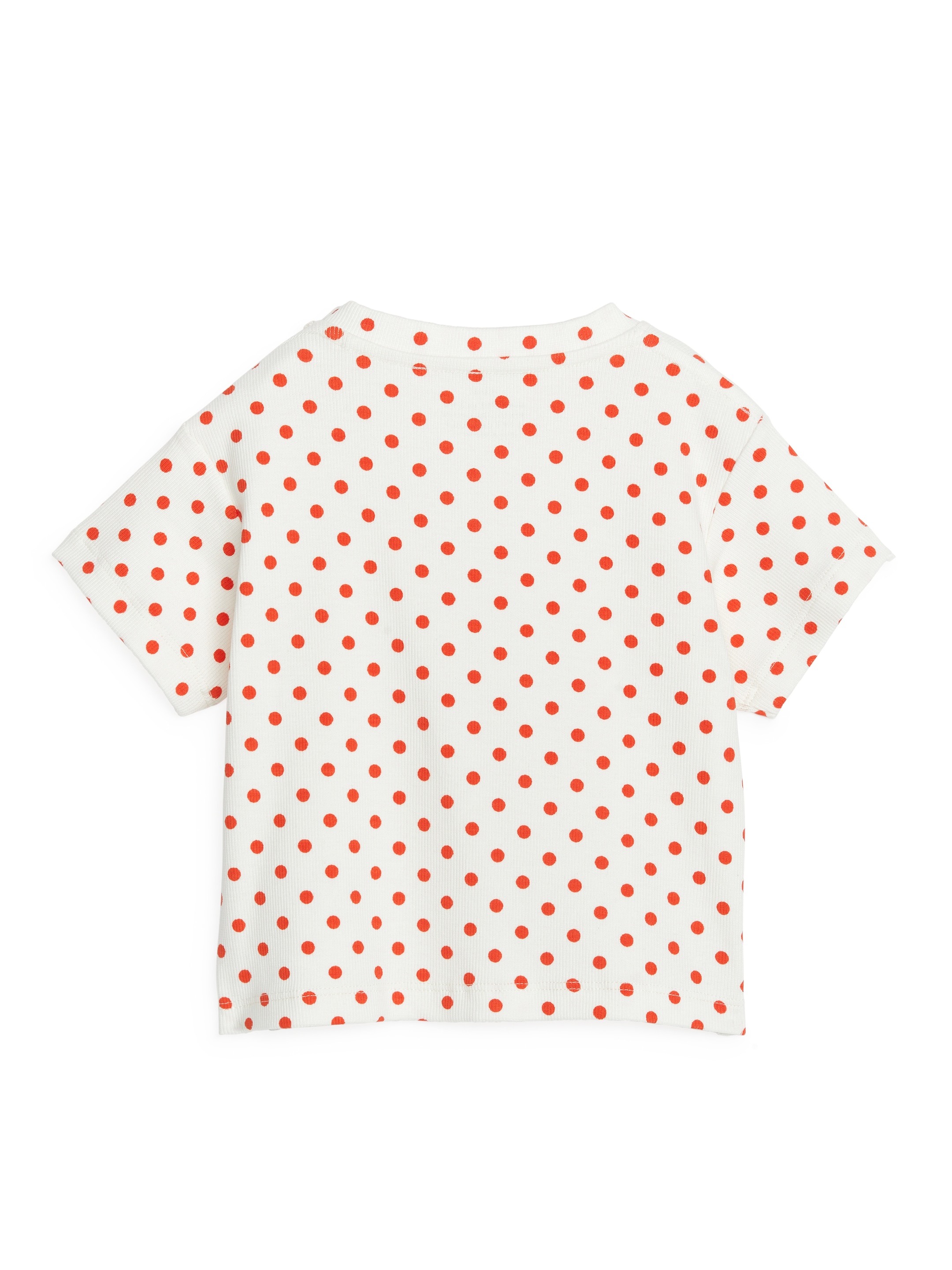 Grösseres Bild ansehen: Geripptes T-Shirt - Weiß/Rot - KINDER | H&M CH 2