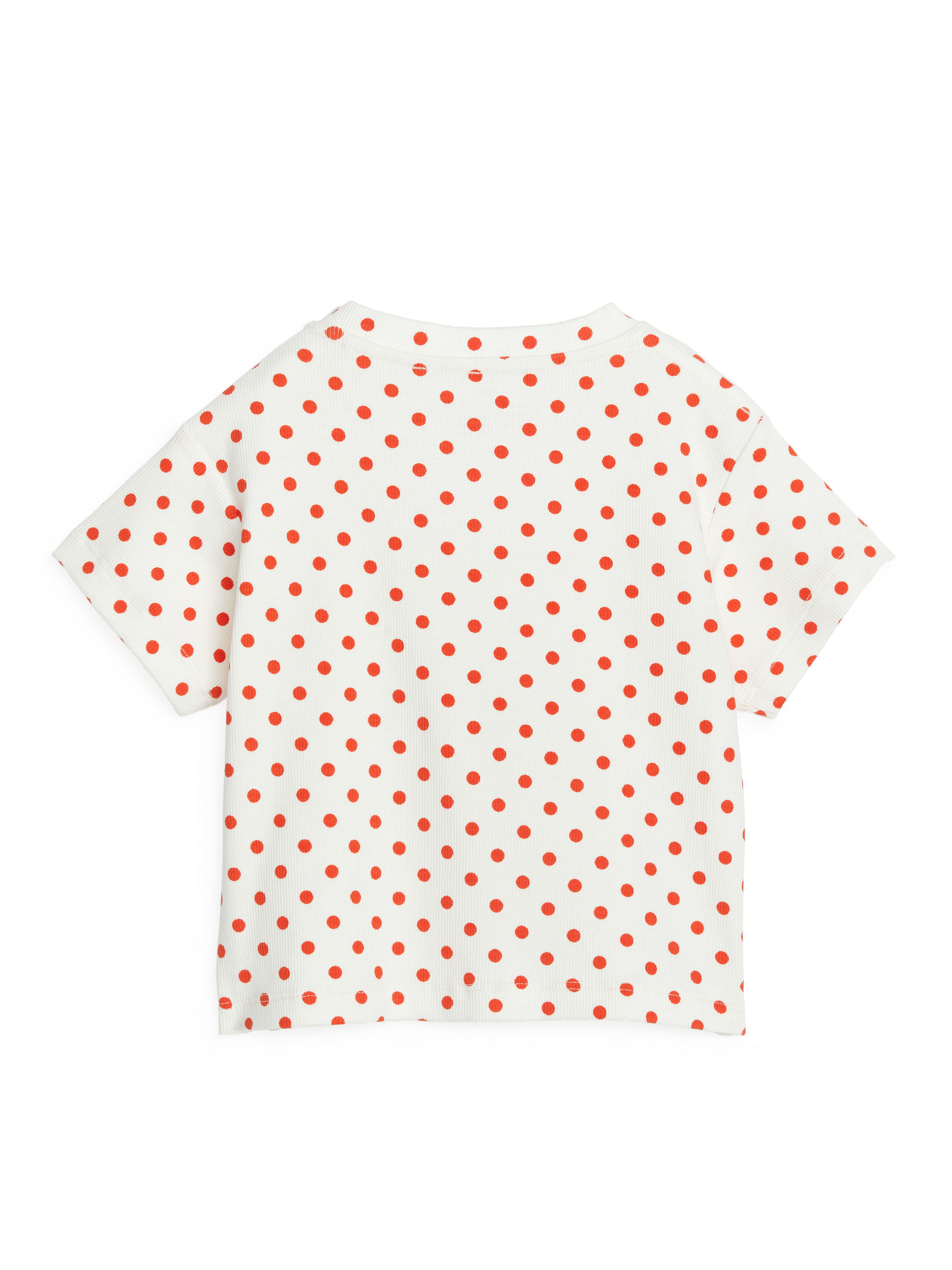Ribbed T-Shirt - White/Red - Regular fit - Children - StillMedia/DescriptiveStillLife - 2