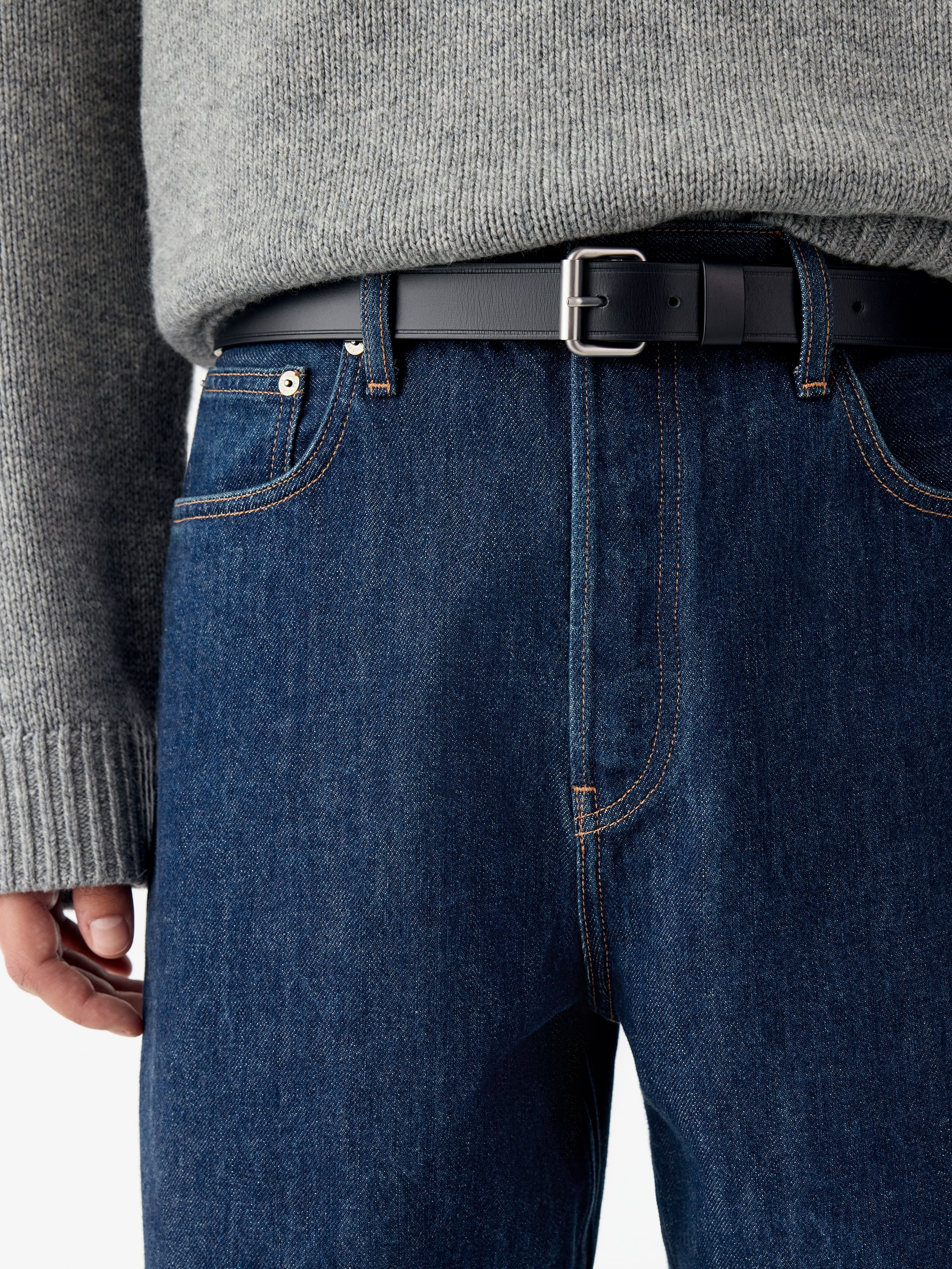 MIST Wide Jeans - Dark Blue - Loose fit - men - StillMedia/Lookbook - 4