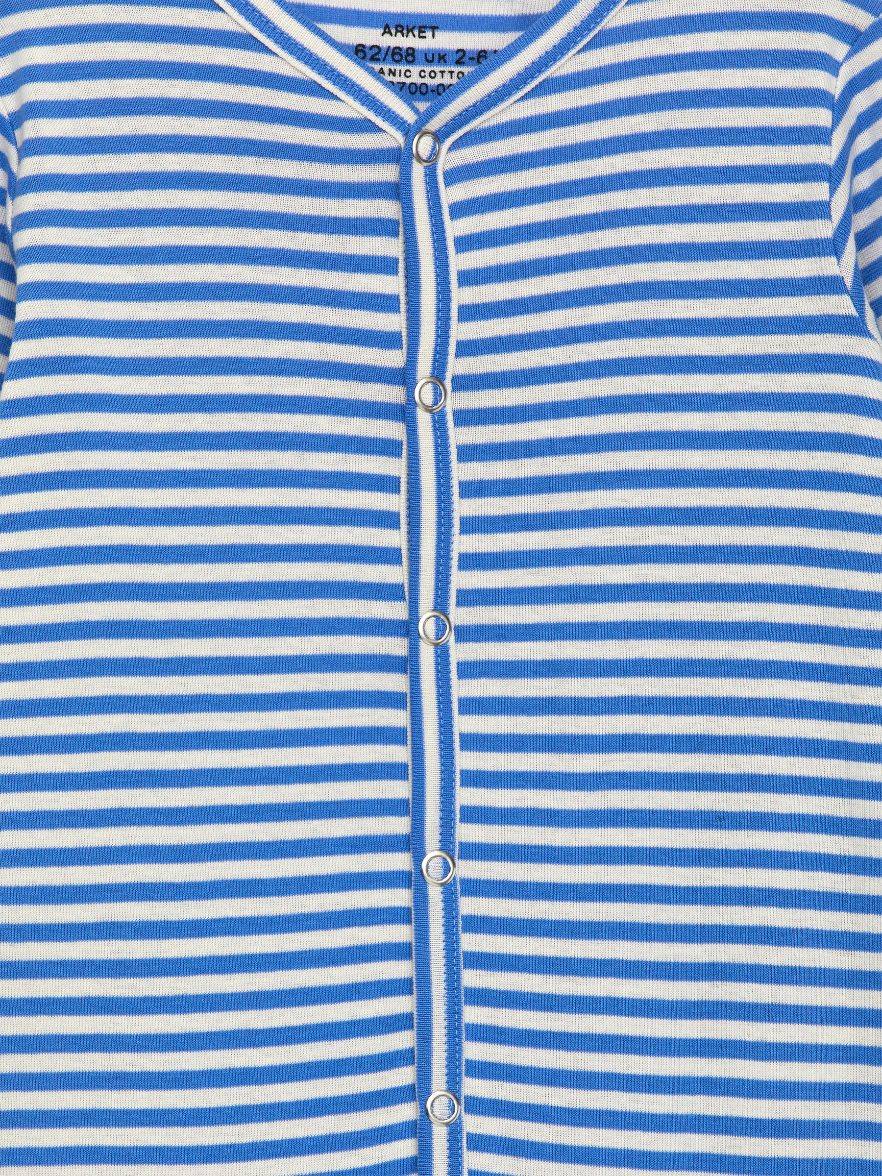 Cotton Pyjama - White/Blue - Regular fit - Children - StillMedia/DescriptiveDetail - 6