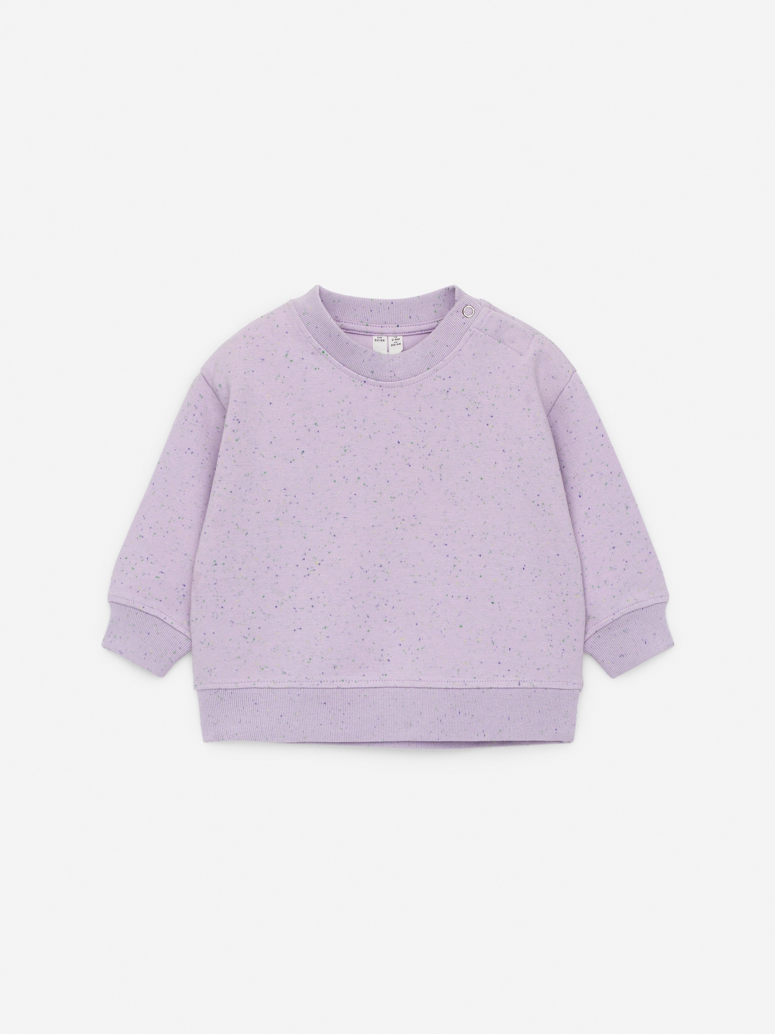 Bluza z mieszanki z bawełną - Liliowy