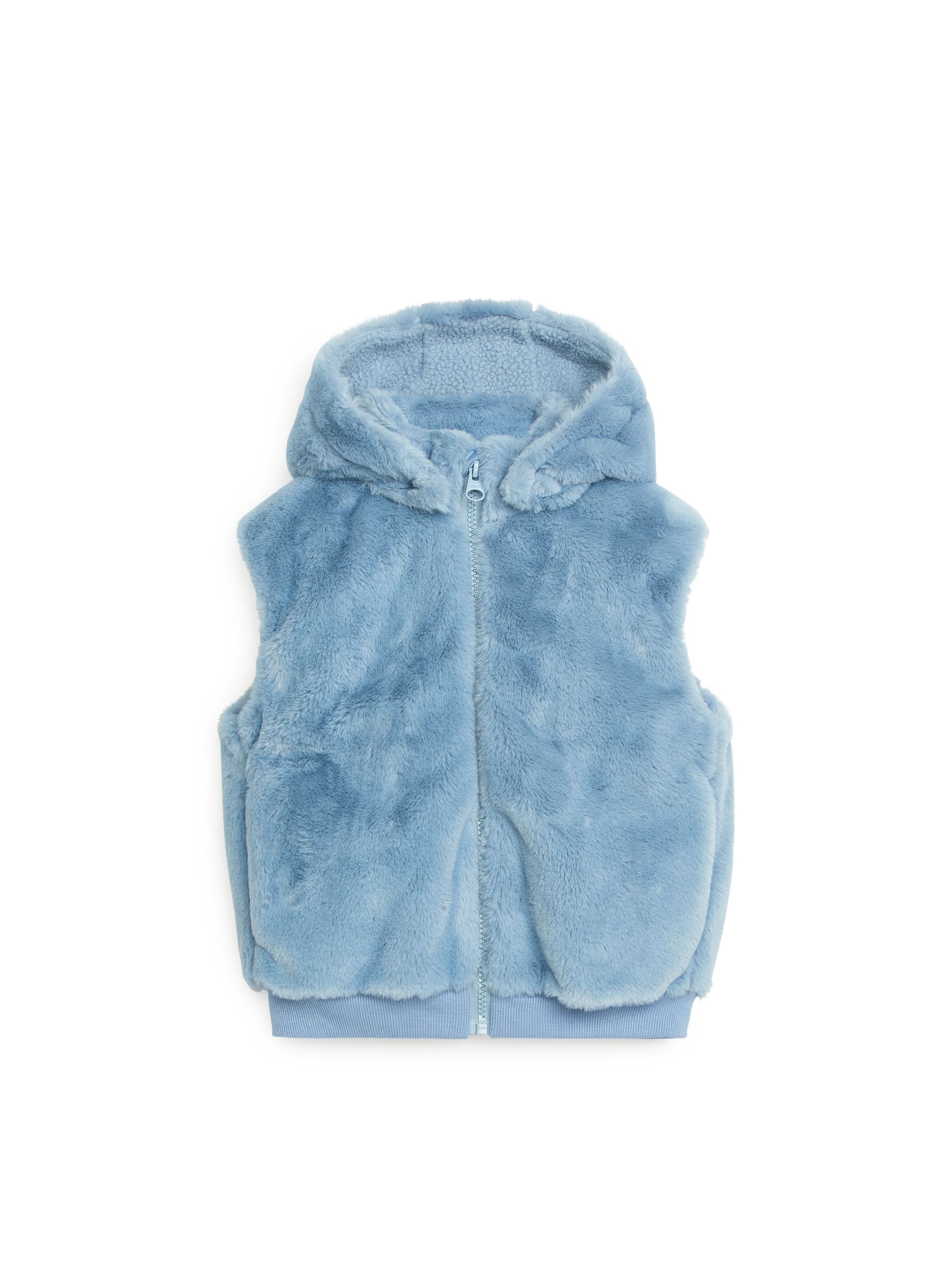 Gilet in pelliccia sintetica - Azzurro - Children - StillMedia/DescriptiveStillLife - 1