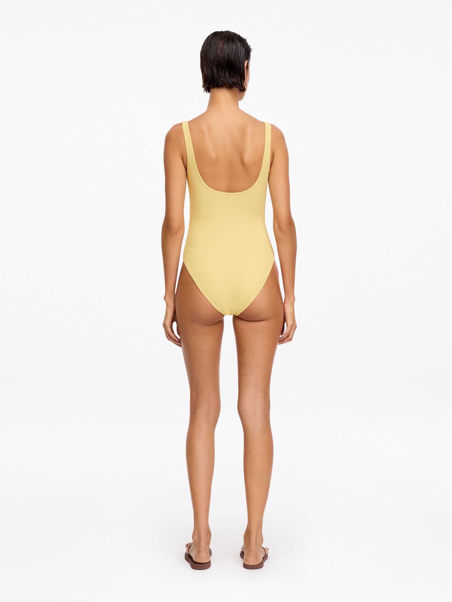 Structured Swimsuit - Dusty Yellow - Women - StillMedia/Lookbook - 5