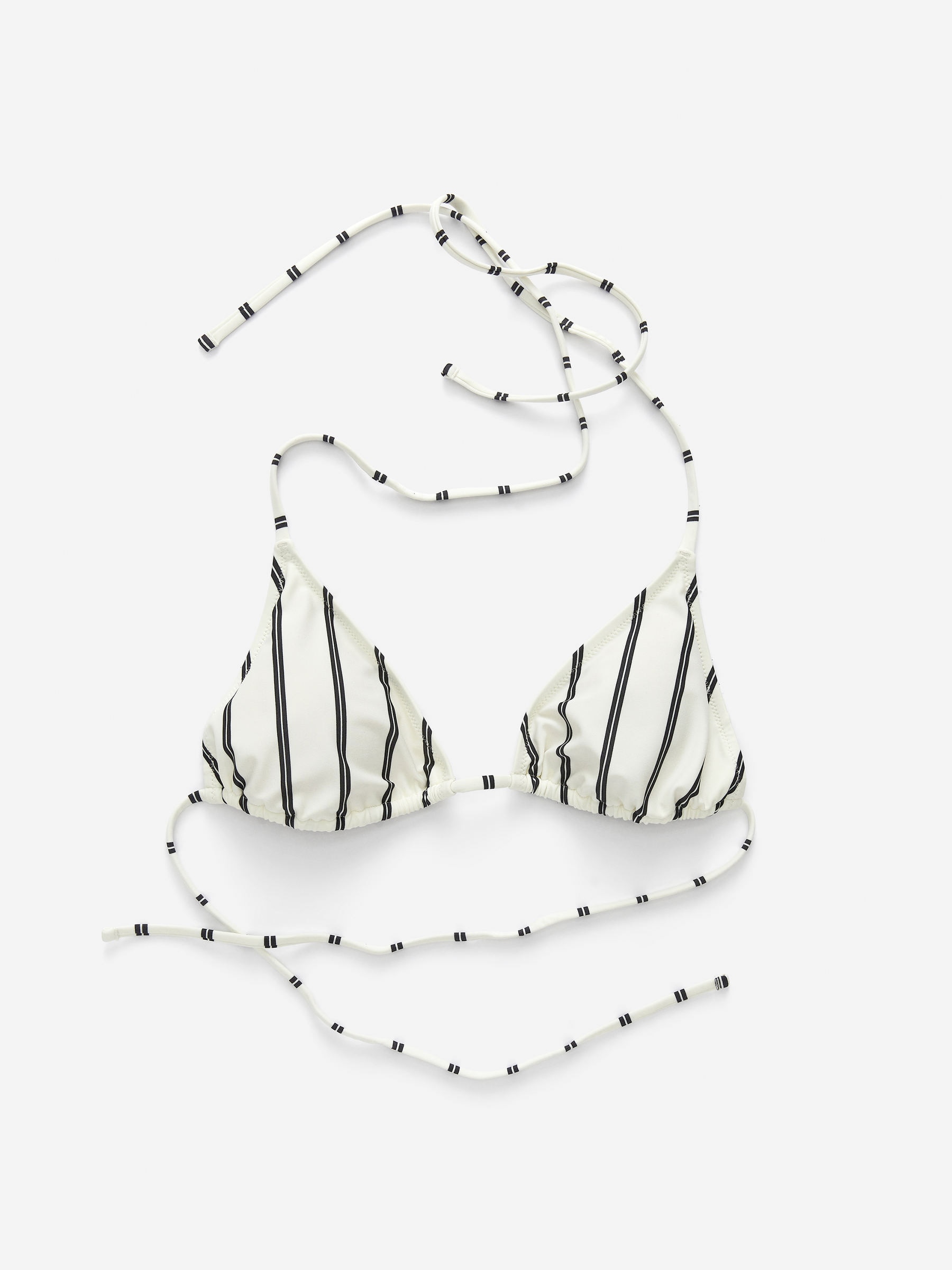 Triangle Bikini Top - Off White/Black - Women - StillMedia/DescriptiveDetail - 2