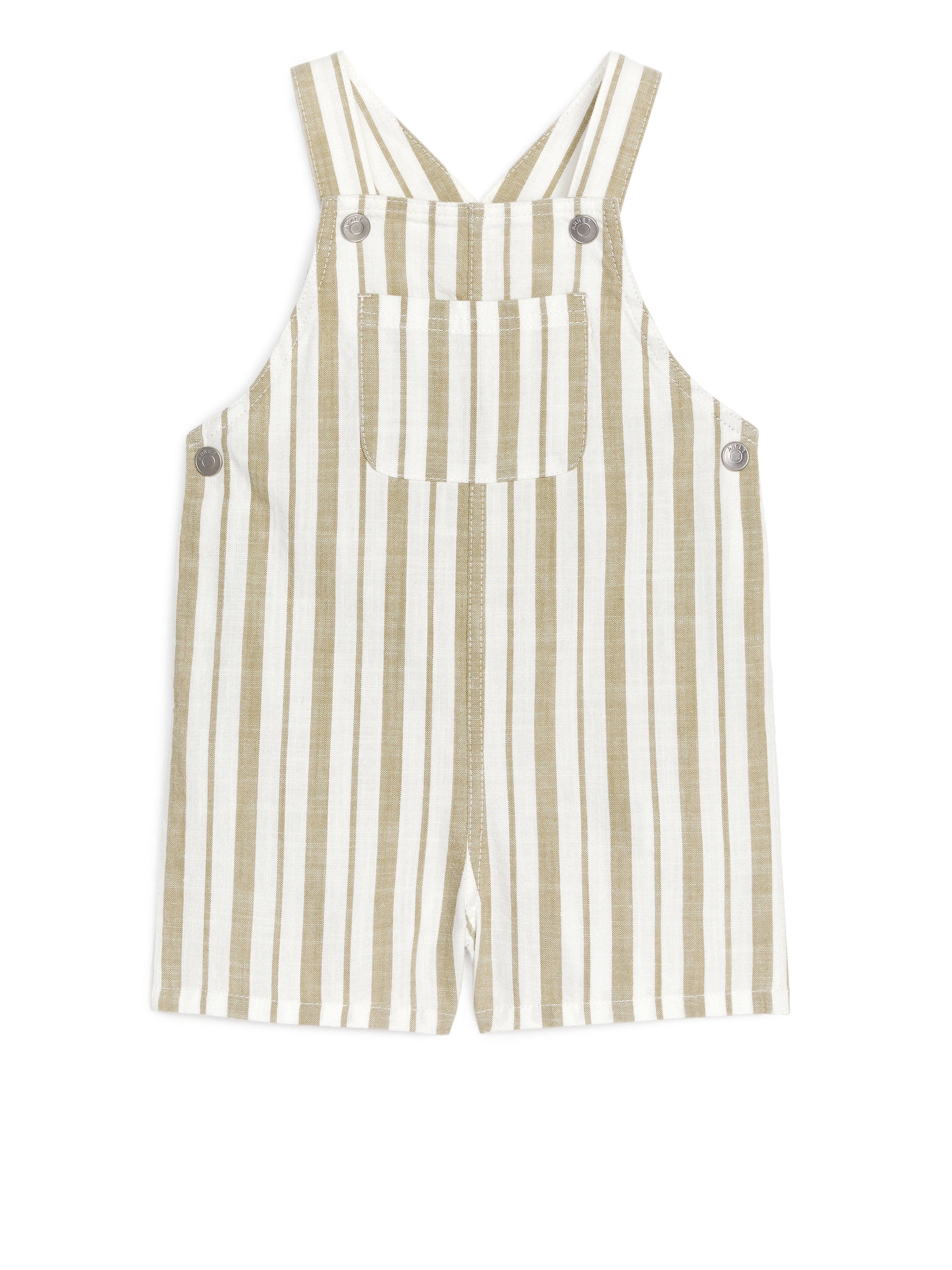Hängselbyxa med korta ben - Vit/beige - Regular fit - Children - StillMedia/DescriptiveStillLife - 1