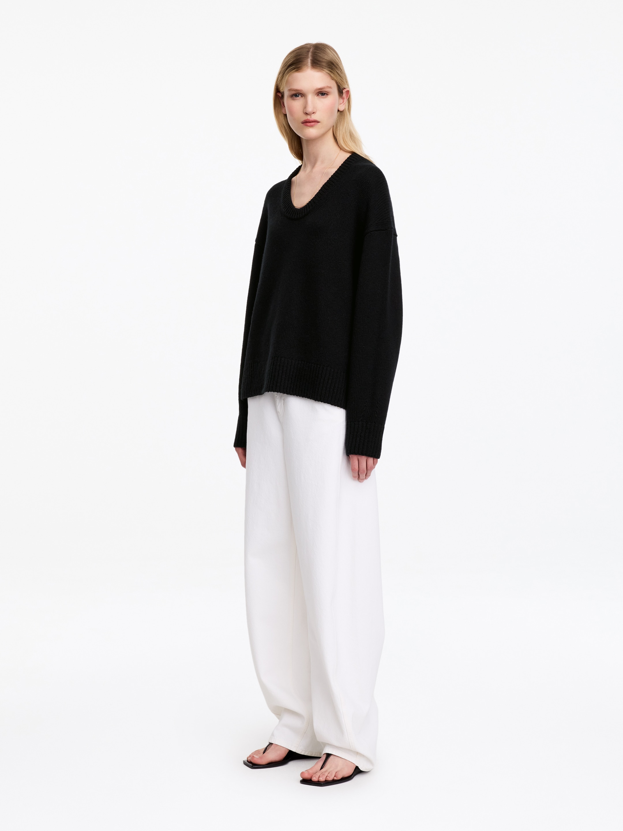 Jersey de lana relaxed fit - Negro - Corte holgado - women - StillMedia/Lookbook - 3