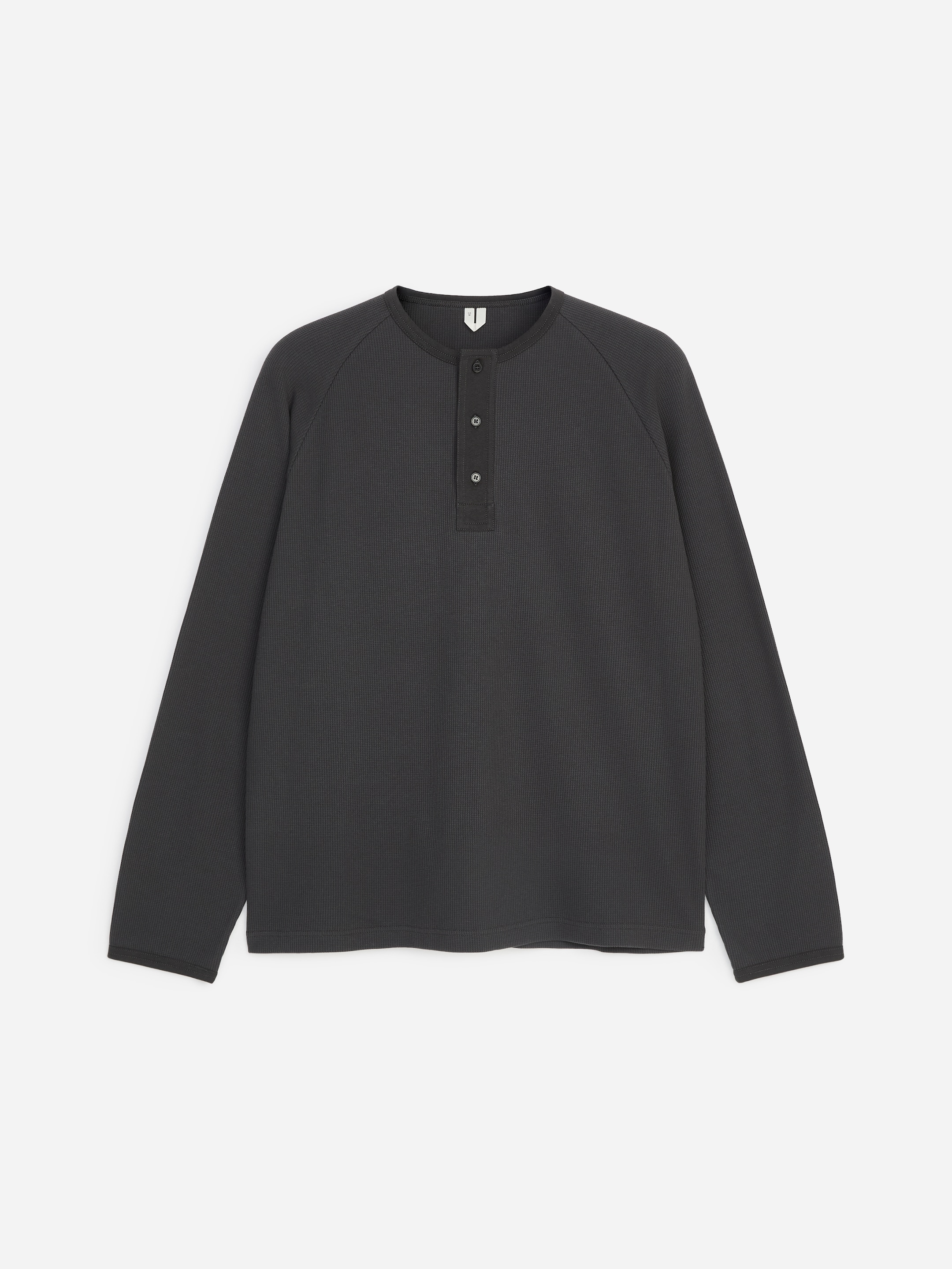 Serafino a nido d'ape - Grigio scuro - Relaxed fit - men - StillMedia/DescriptiveStillLife - 1