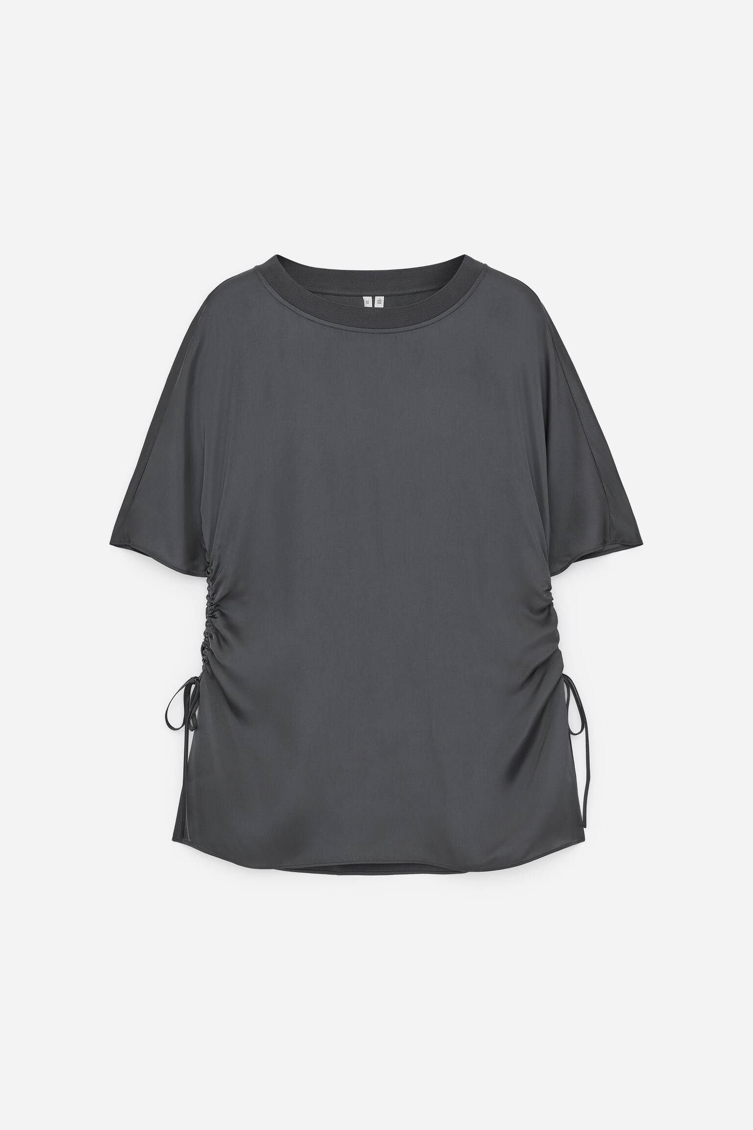 Горнище с връзки - Черен/Тюркоазено - 2