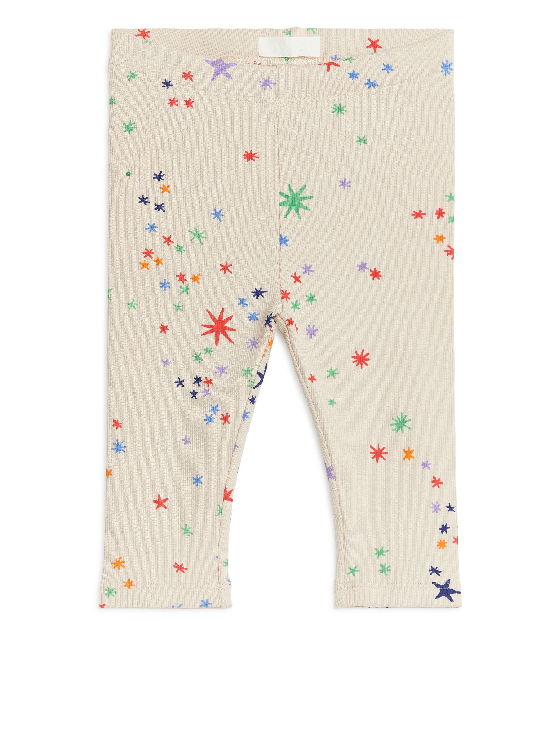 Leggings a coste - Bianco sporco/Multicolore - Slim fit - Children - StillMedia/DescriptiveStillLife - 2