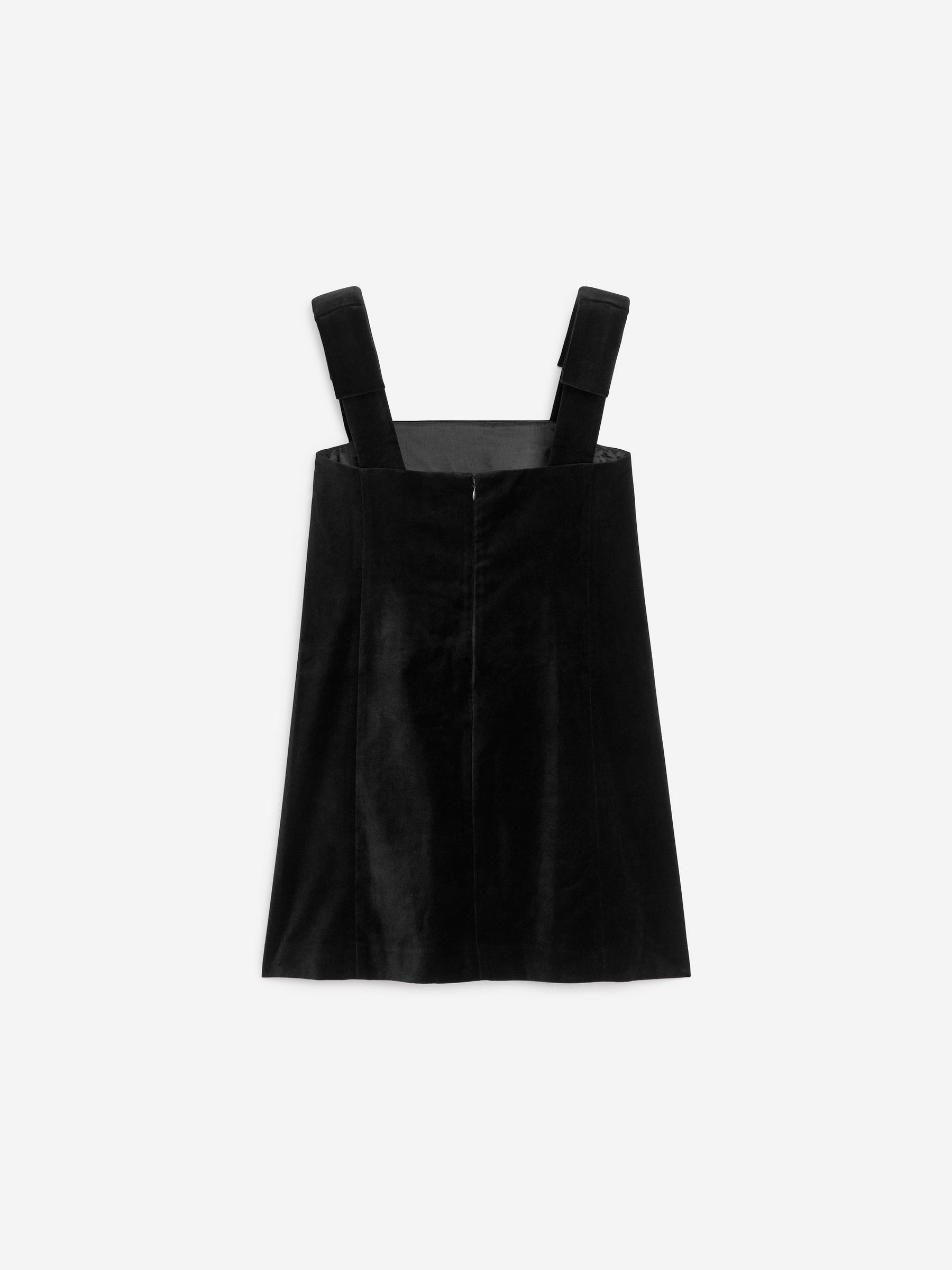Velvet Mini Dress - Black - Slim fit - Women - StillMedia/DescriptiveStillLife - 1