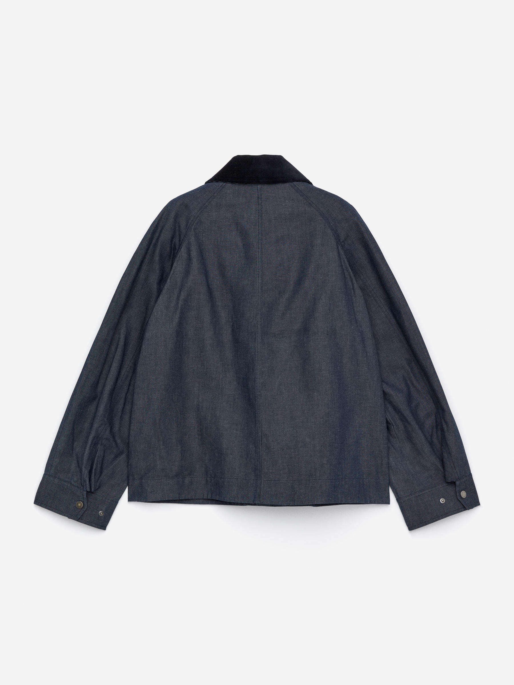 ARKET and Barbour vaxad jeansjacka - Blå - Regular fit - Women - StillMedia/DescriptiveStillLife - 3