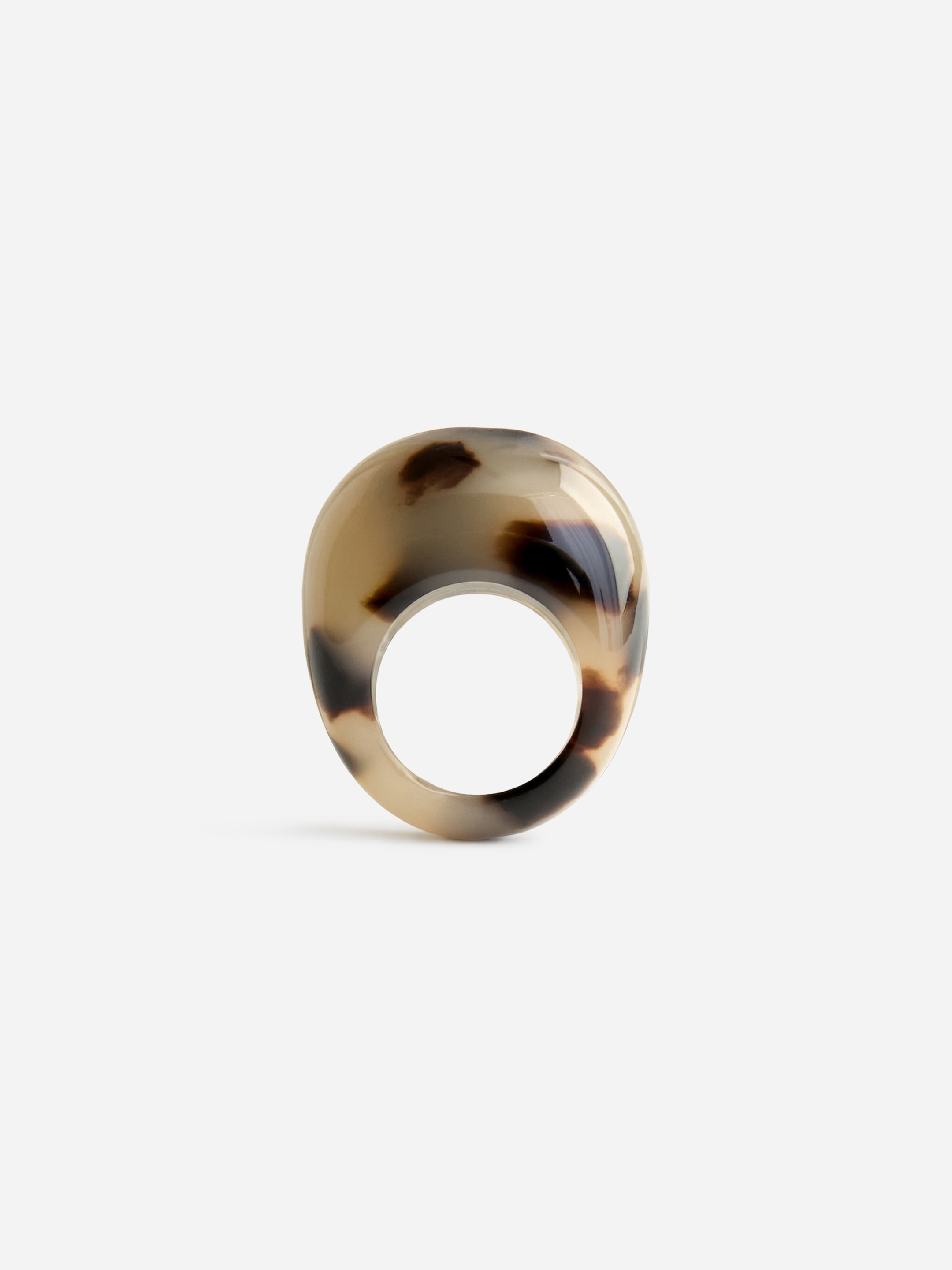 Chunky ring - Brun - Women - StillMedia/DescriptiveStillLife - 1