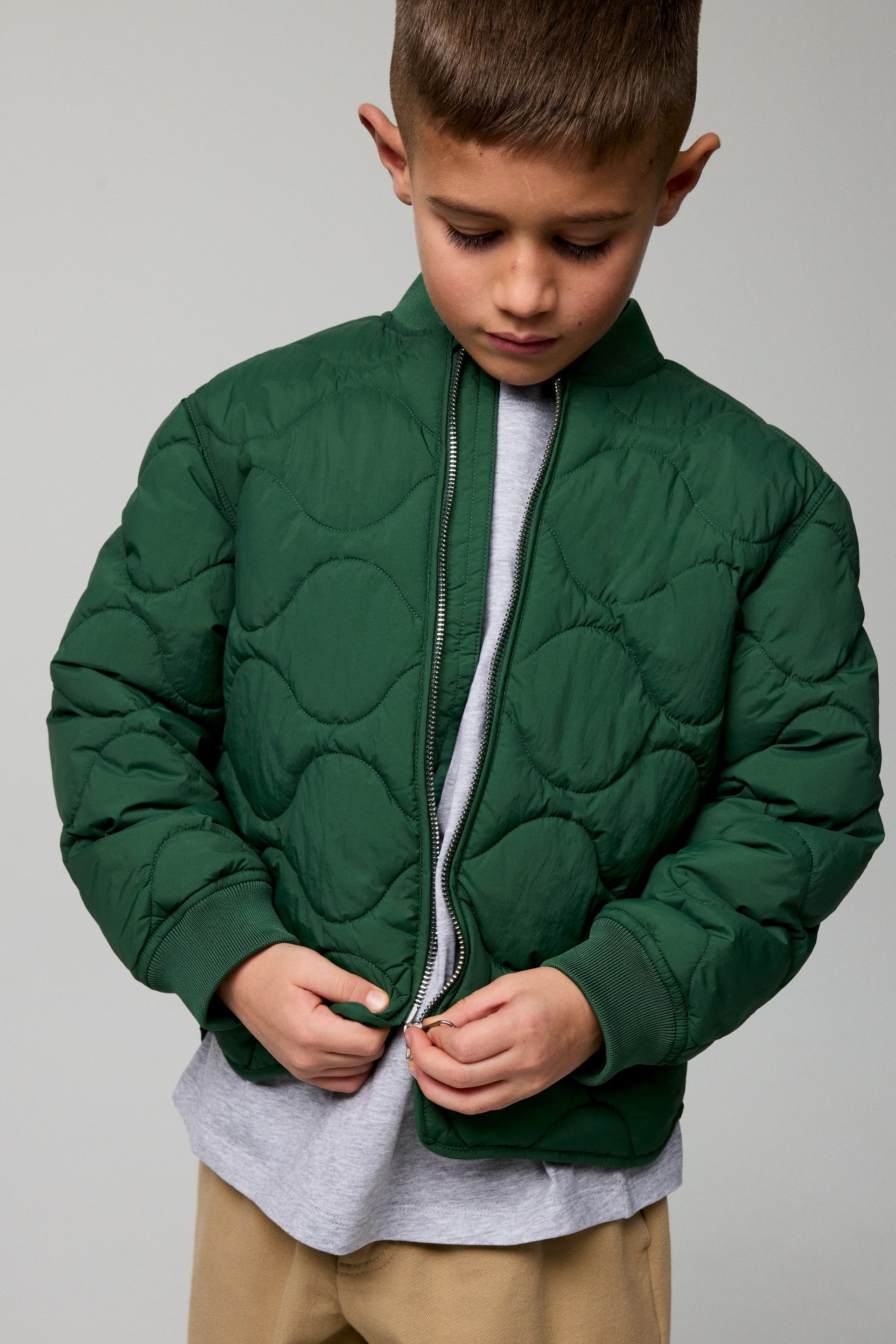 Visualizza immagine più grande: Giacca trapuntata - Verde - BAMBINO | H&M IT 1