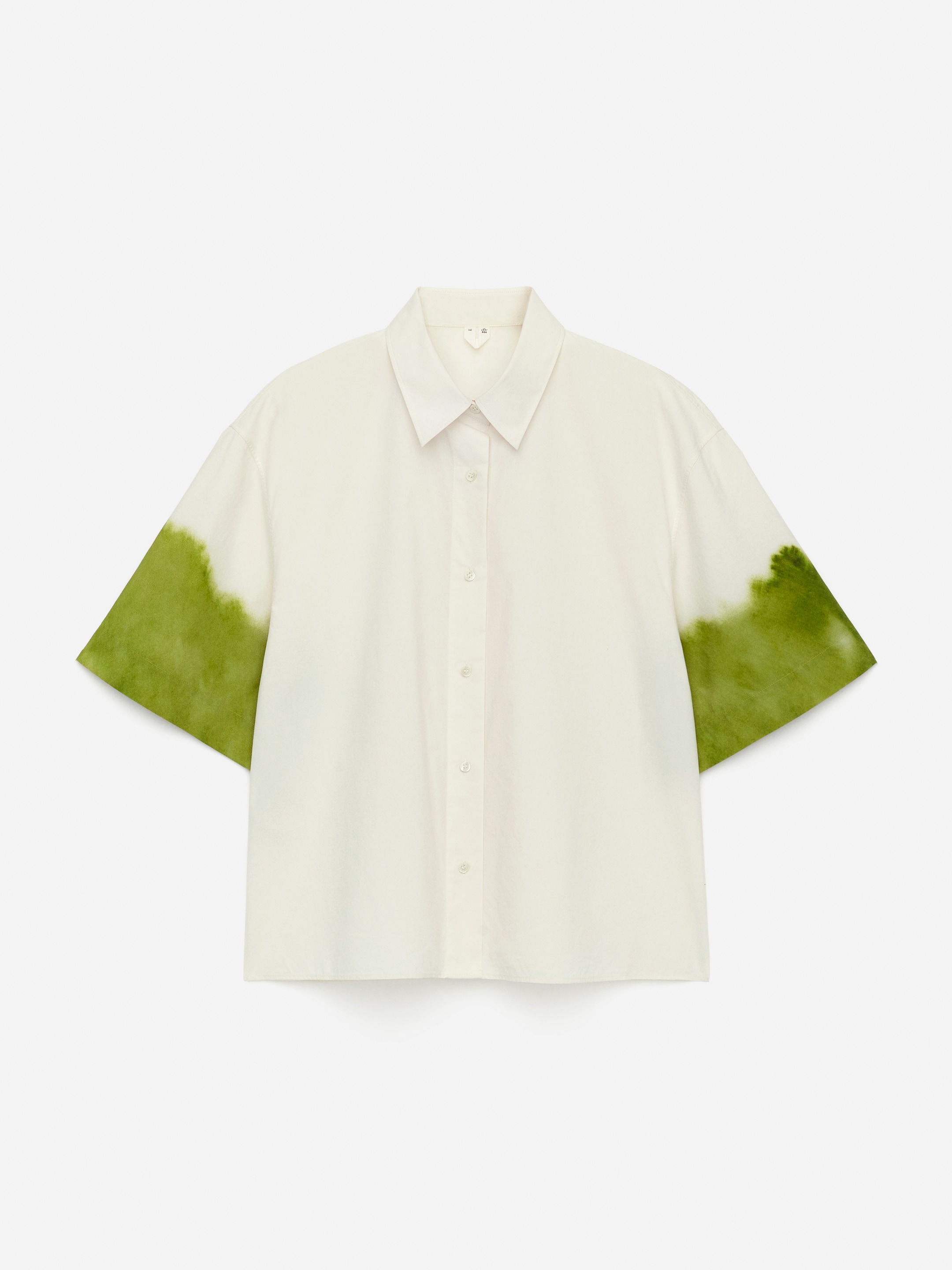 Printed Shirt-#F4F3E9-15079
