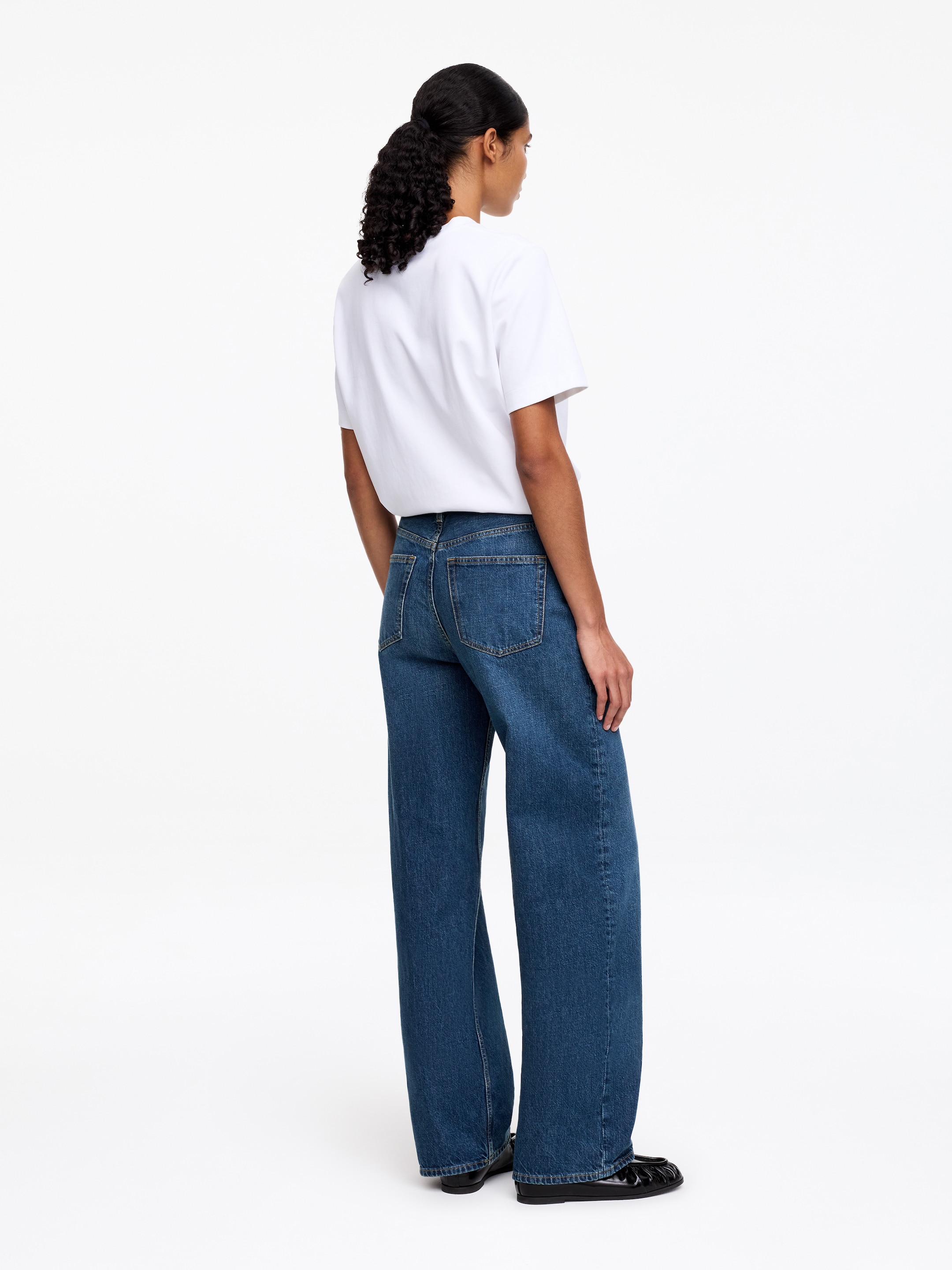 CORAL Wide Jeans - Blue - Relaxed fit - Women - StillMedia/Lookbook - 5