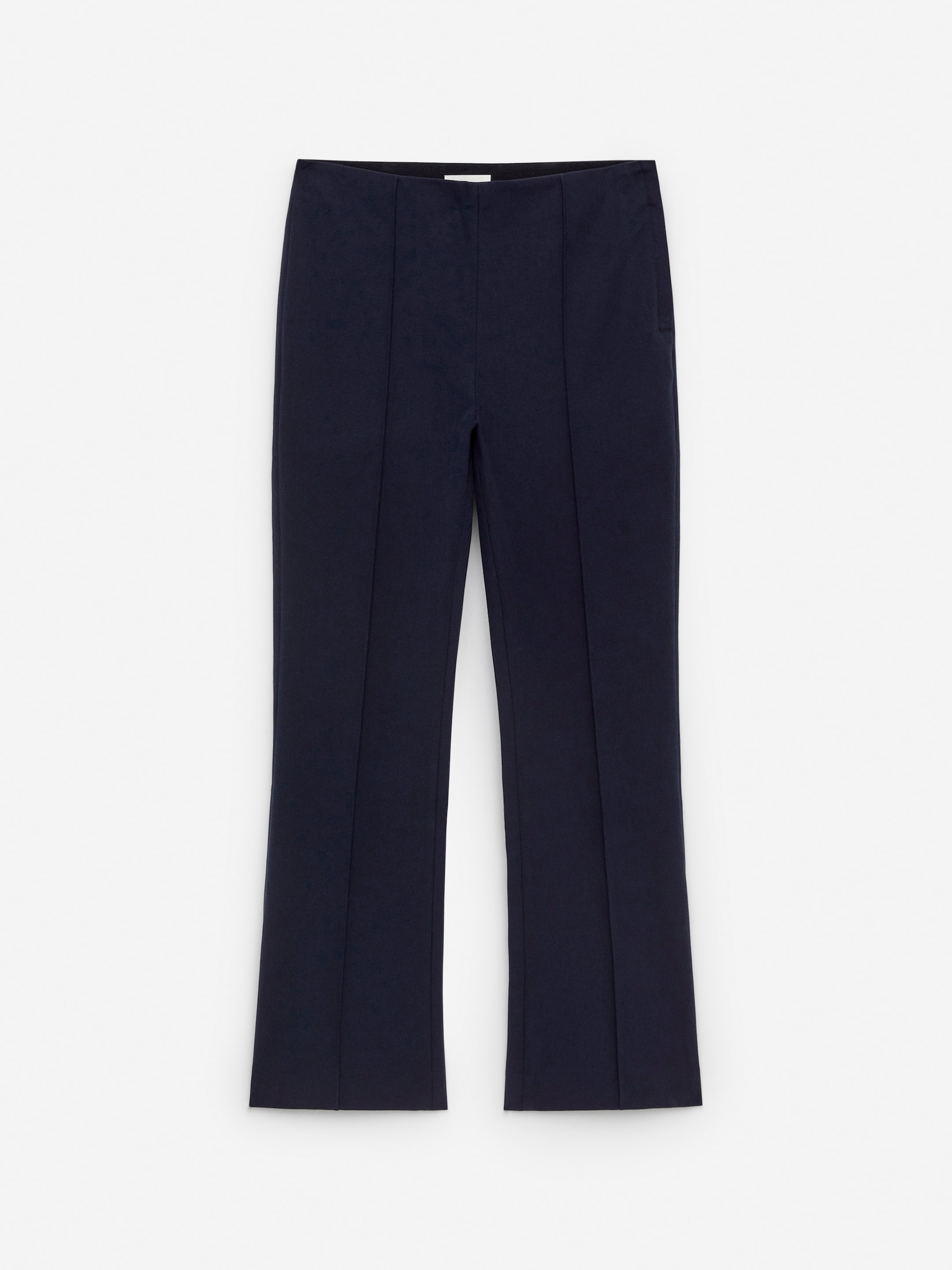 Cropped Crease-Front Trousers-#0A041F-14439