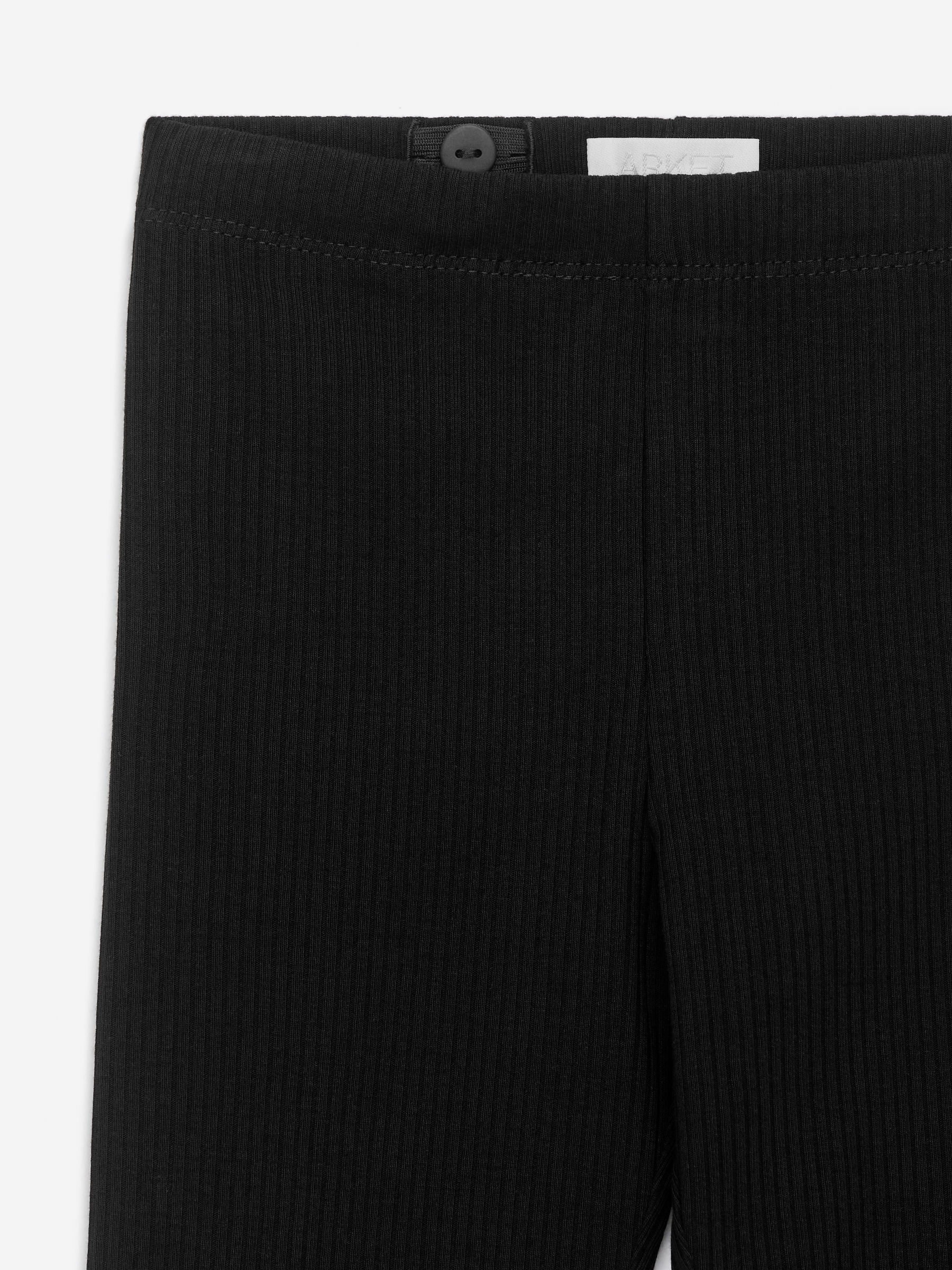 Rib Jersey Leggings - Black - Regular fit - Children - StillMedia/DescriptiveDetail - 4