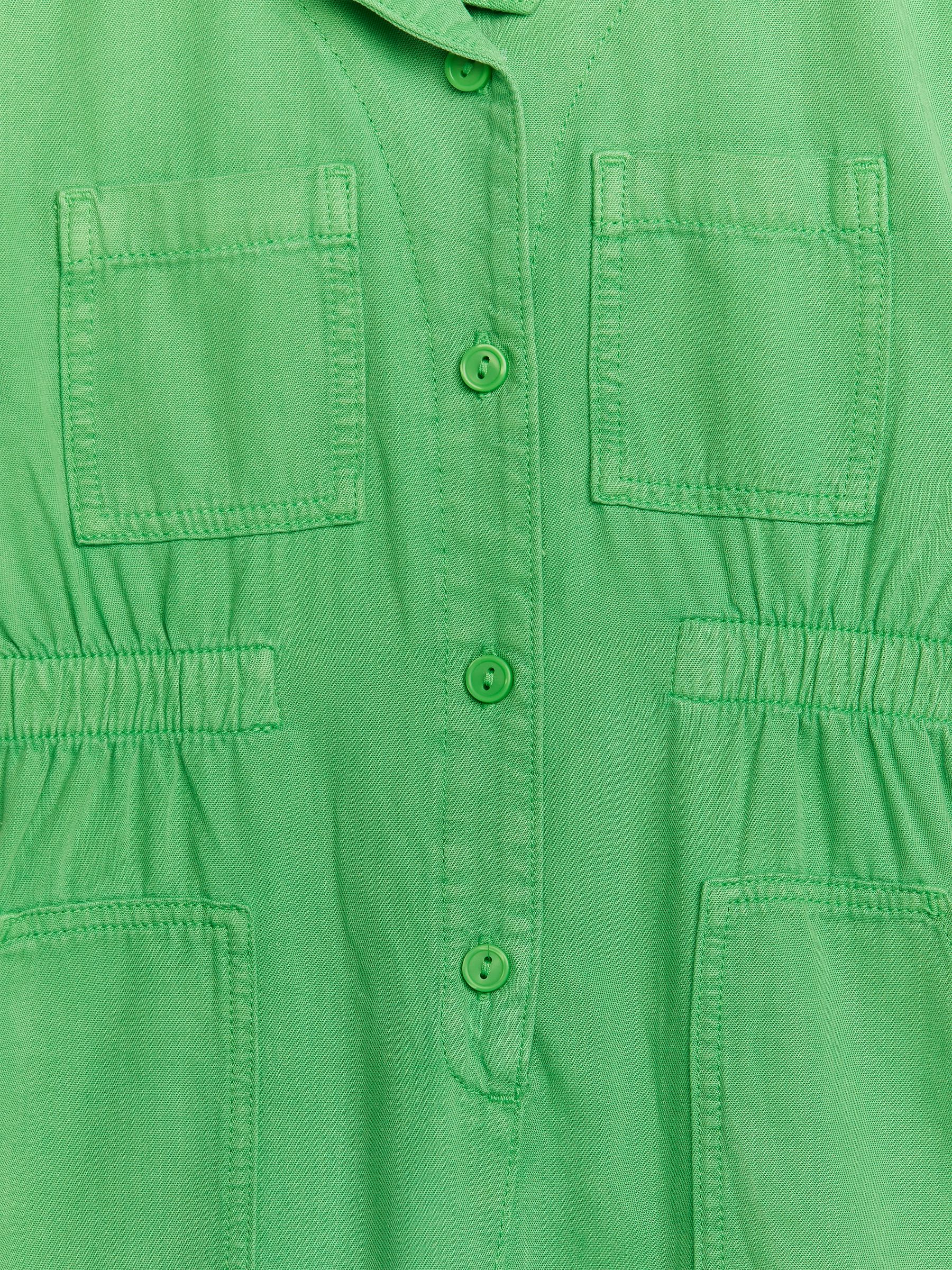 Jumpsuit aus Lyocell - Leuchtendes Grün - Oversize - Kinder - StillMedia/DescriptiveDetail - 1