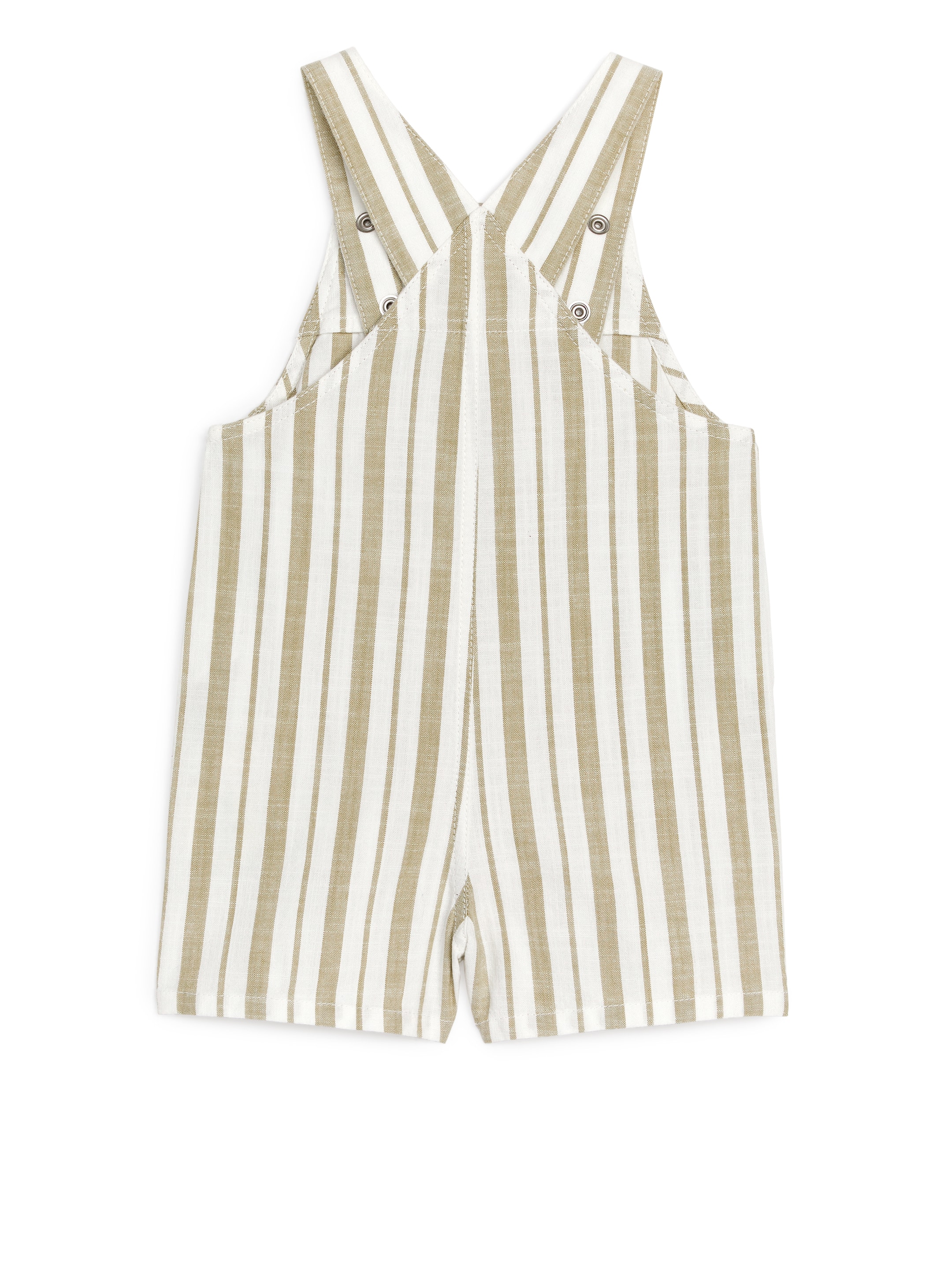 Hängselbyxa med korta ben - Vit/beige - Regular fit - Children - StillMedia/DescriptiveStillLife - 2