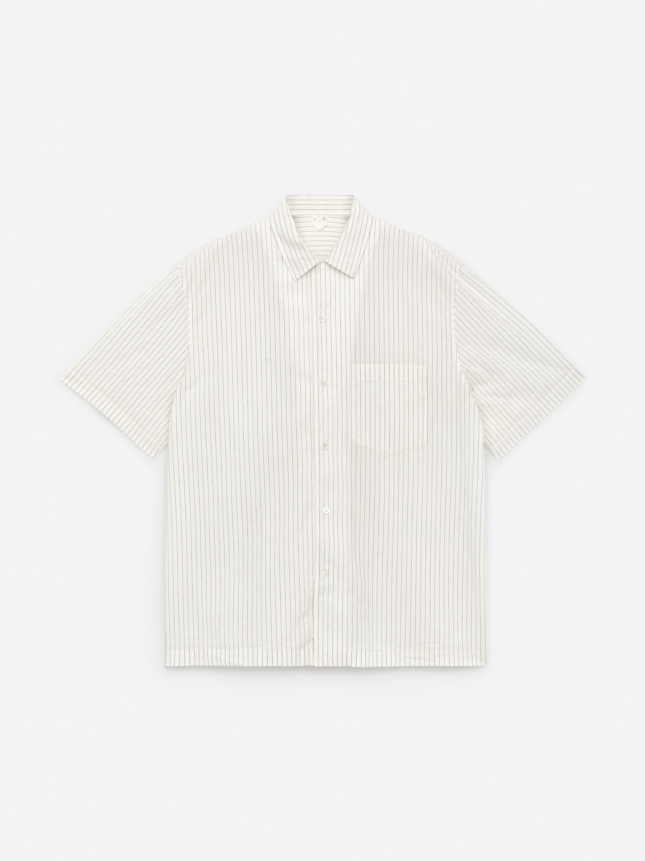 Bavlněná košile Resort - Bílá/pruhovaná/Zaprášená mátová/pruhovaná