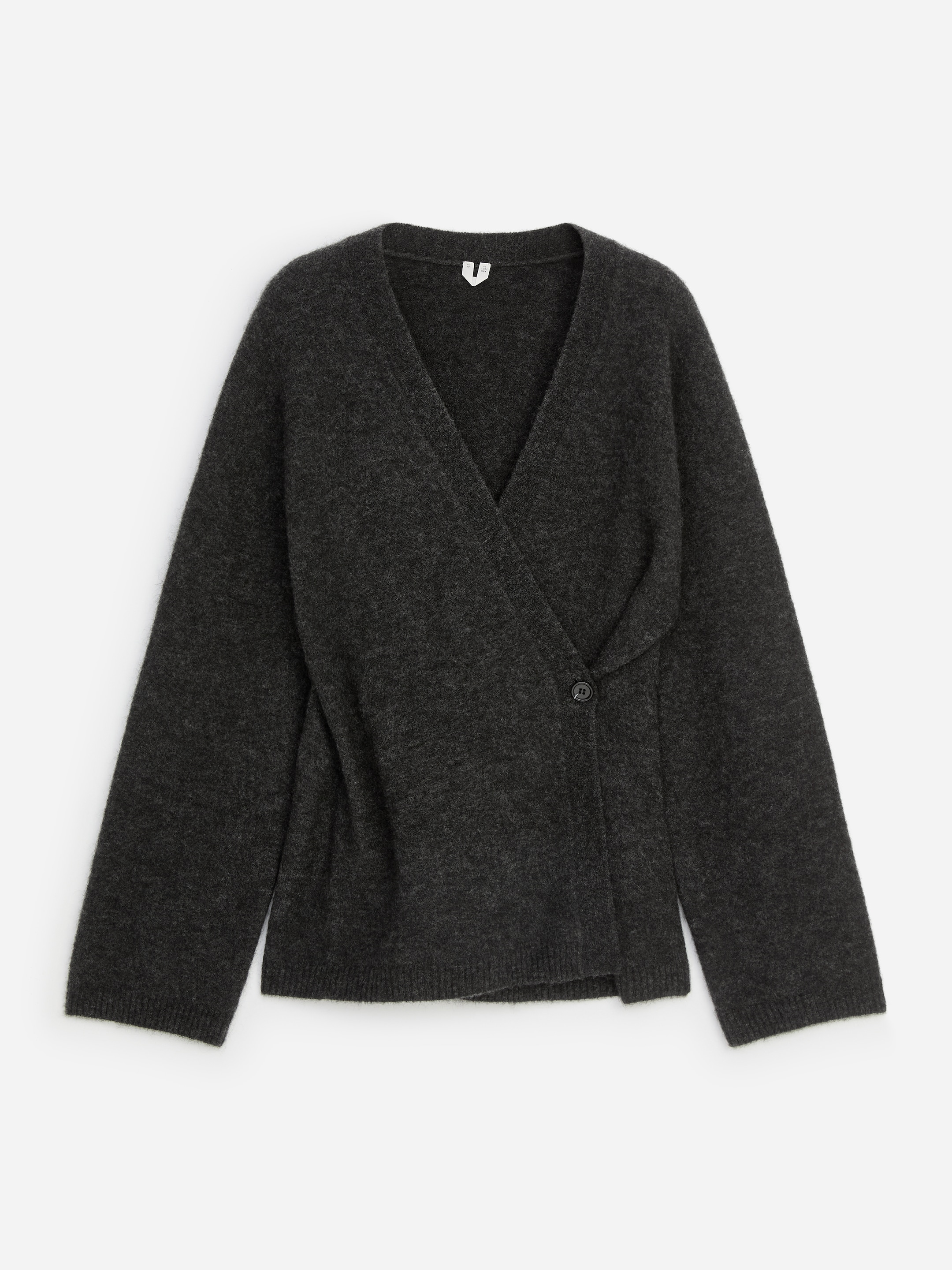 Strickjacke aus einer Alpaka-Wollmischung - Dunkelgrau - Regular Fit - women - StillMedia/DescriptiveStillLife - 3