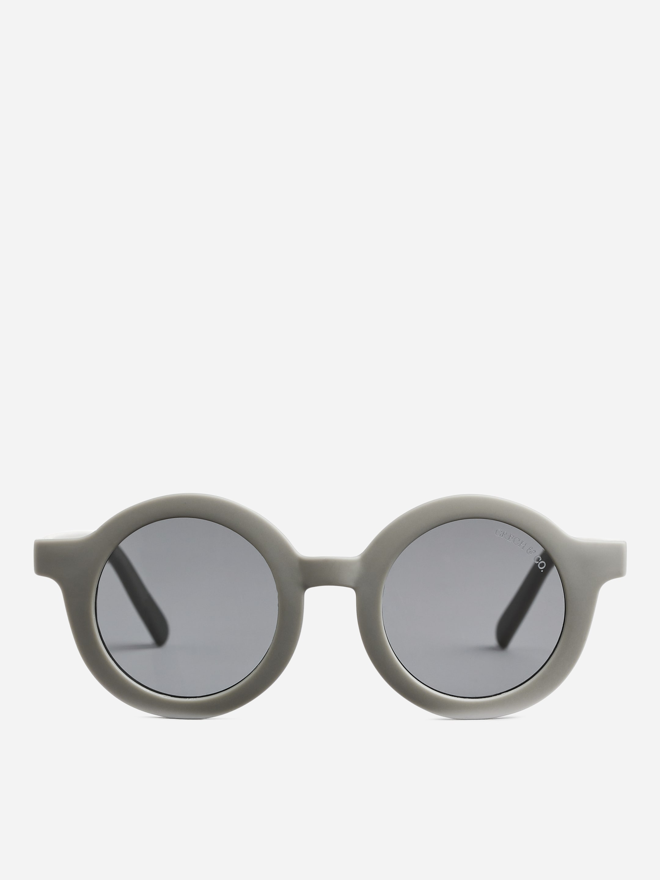 GRECH & CO. Runde polarisierte Sonnenbrille-Grün-11806