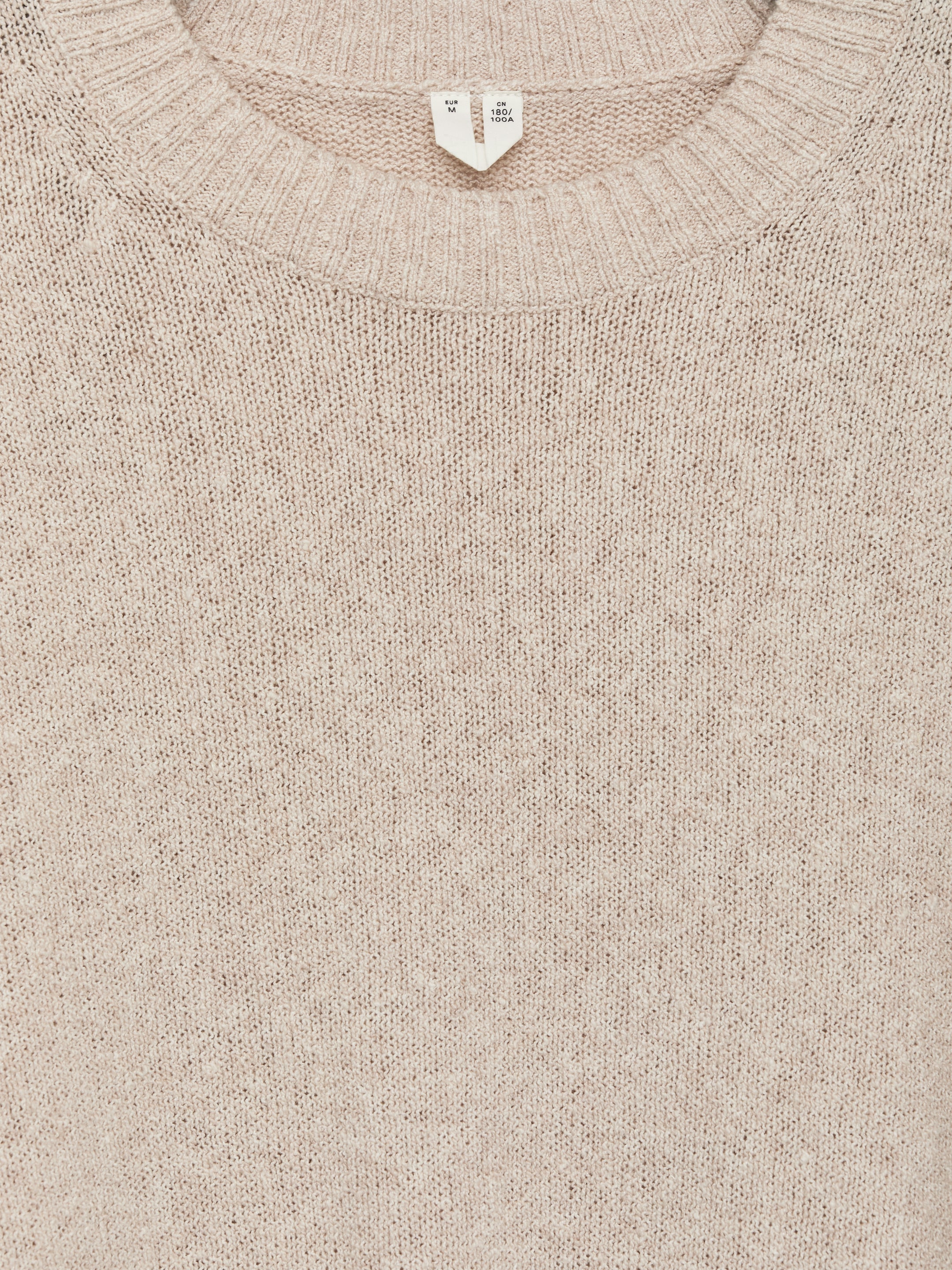 Tröja i linne och silke - Ljusbeige - Regular fit - Men - StillMedia/DescriptiveDetail - 11