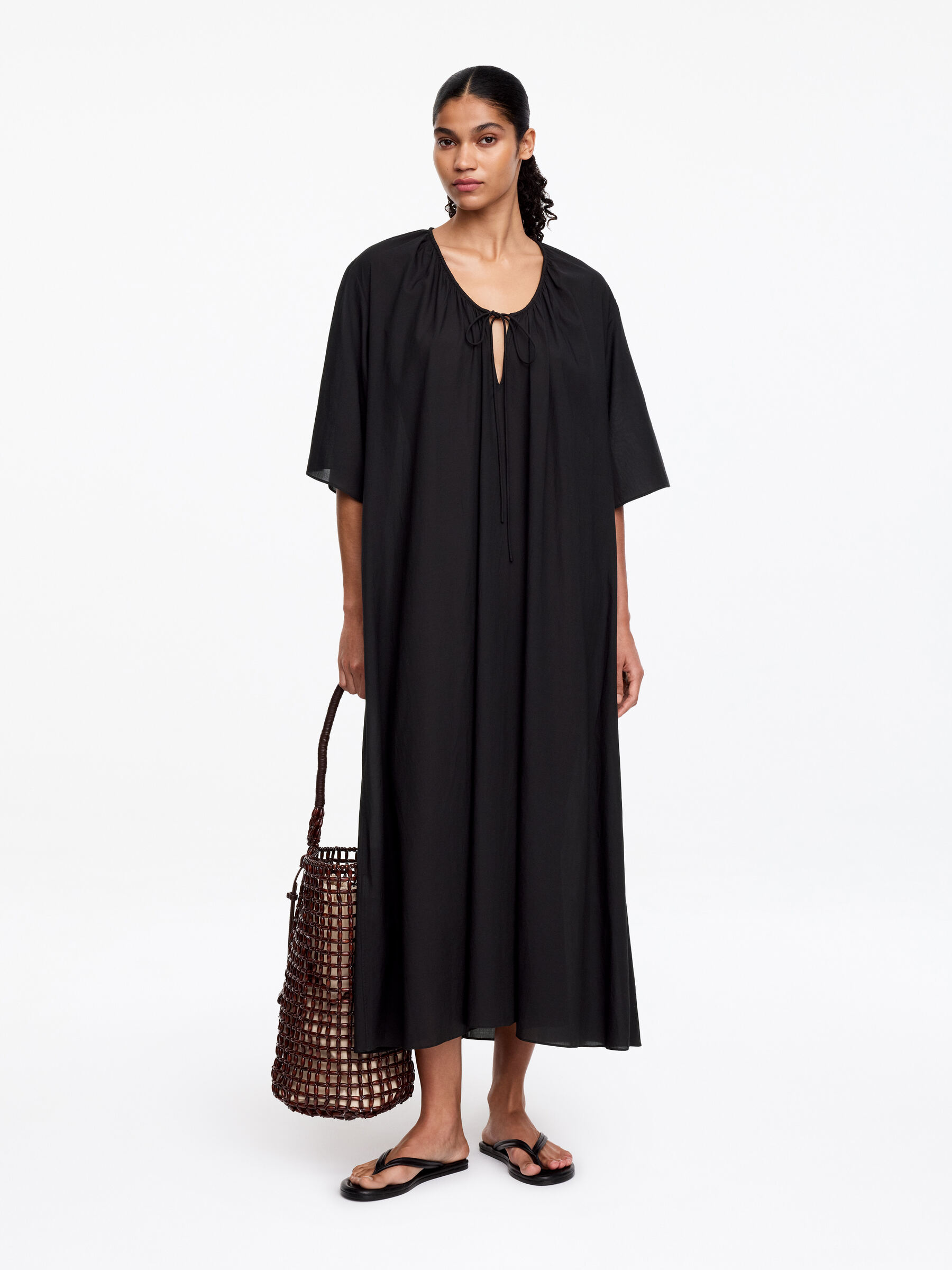 Lyocell Blend Beach Dress-#272627-19309