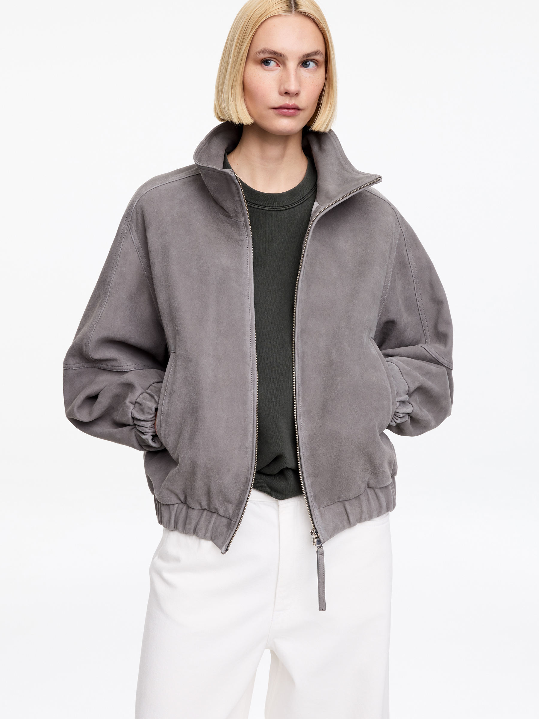 Bluza z krótkim rękawem - Czarny - Obszerny - Women - StillMedia/Lookbook - 5