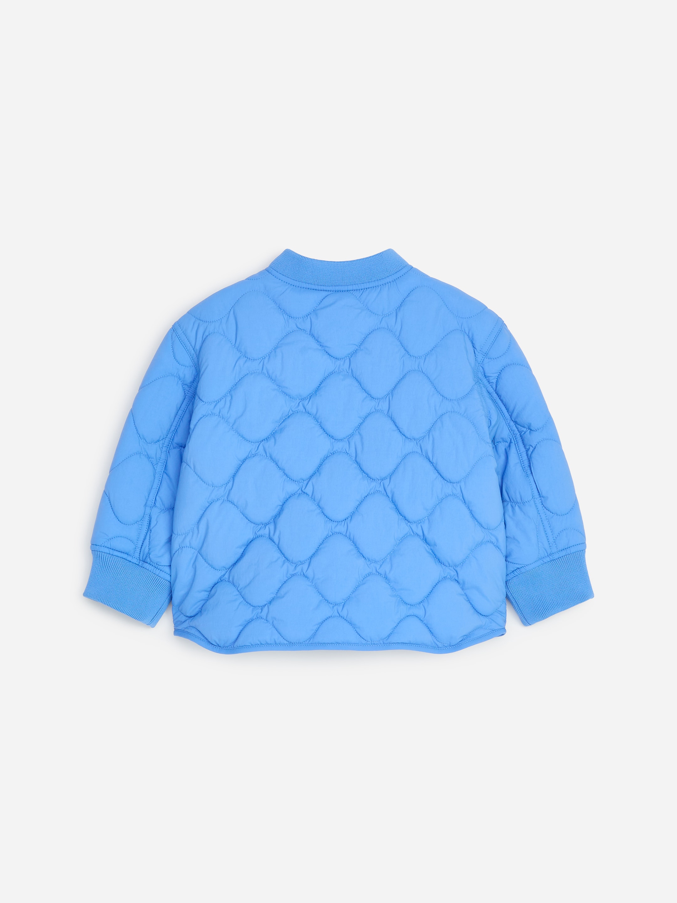 Quilted Jacket - Blue - Relaxed fit - children - StillMedia/DescriptiveStillLife - 3