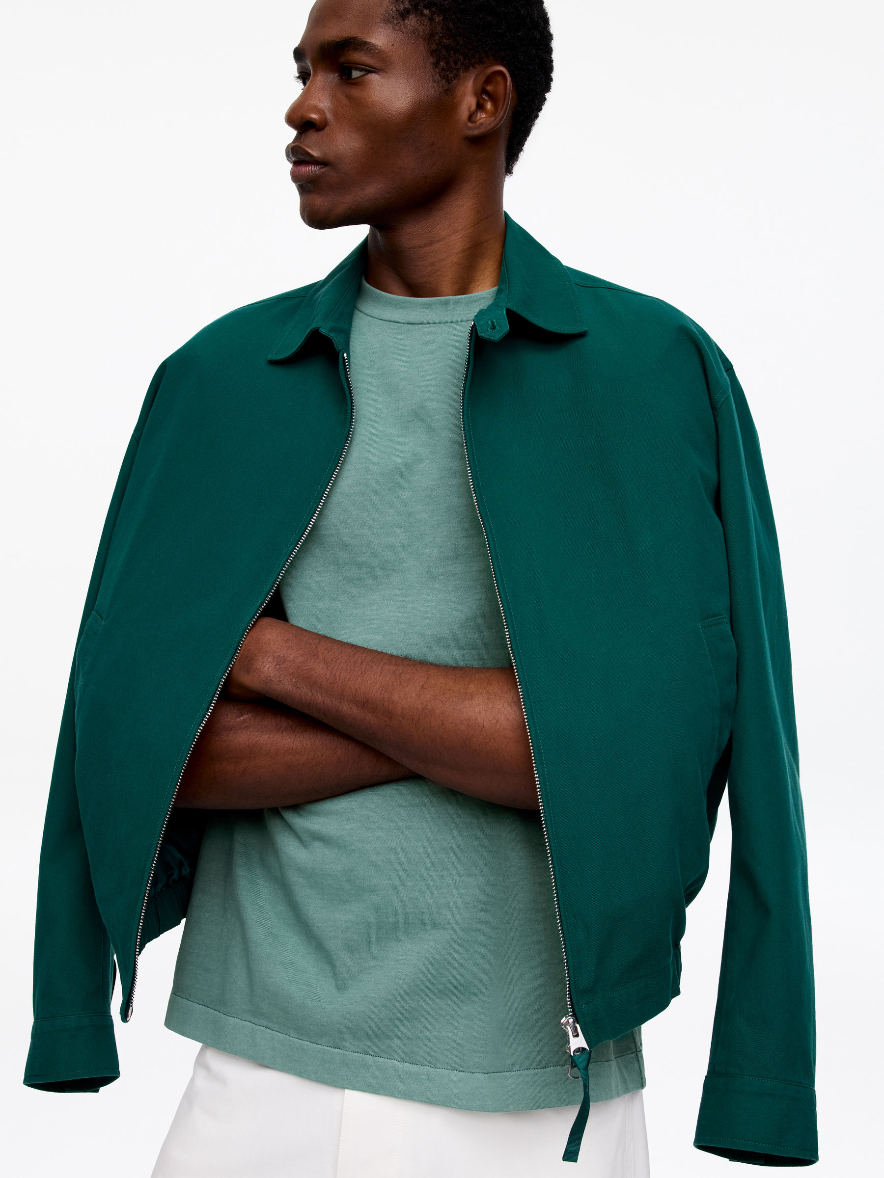 Relaxed T-Shirt - Faded Green - Relaxed fit - Men - StillMedia/Lookbook - 2