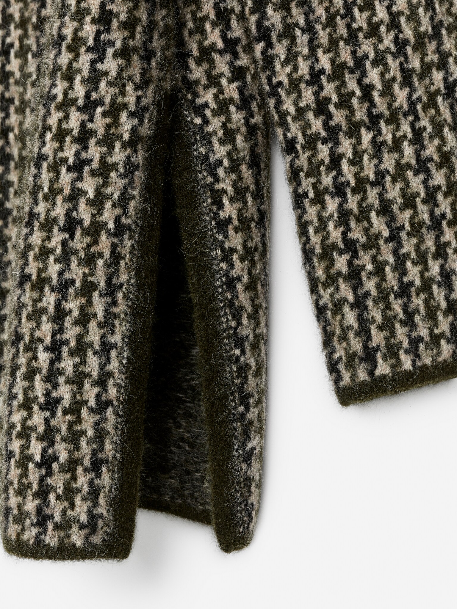 Pull en maille jacquard - Beige/Pied-de-poule - 3
