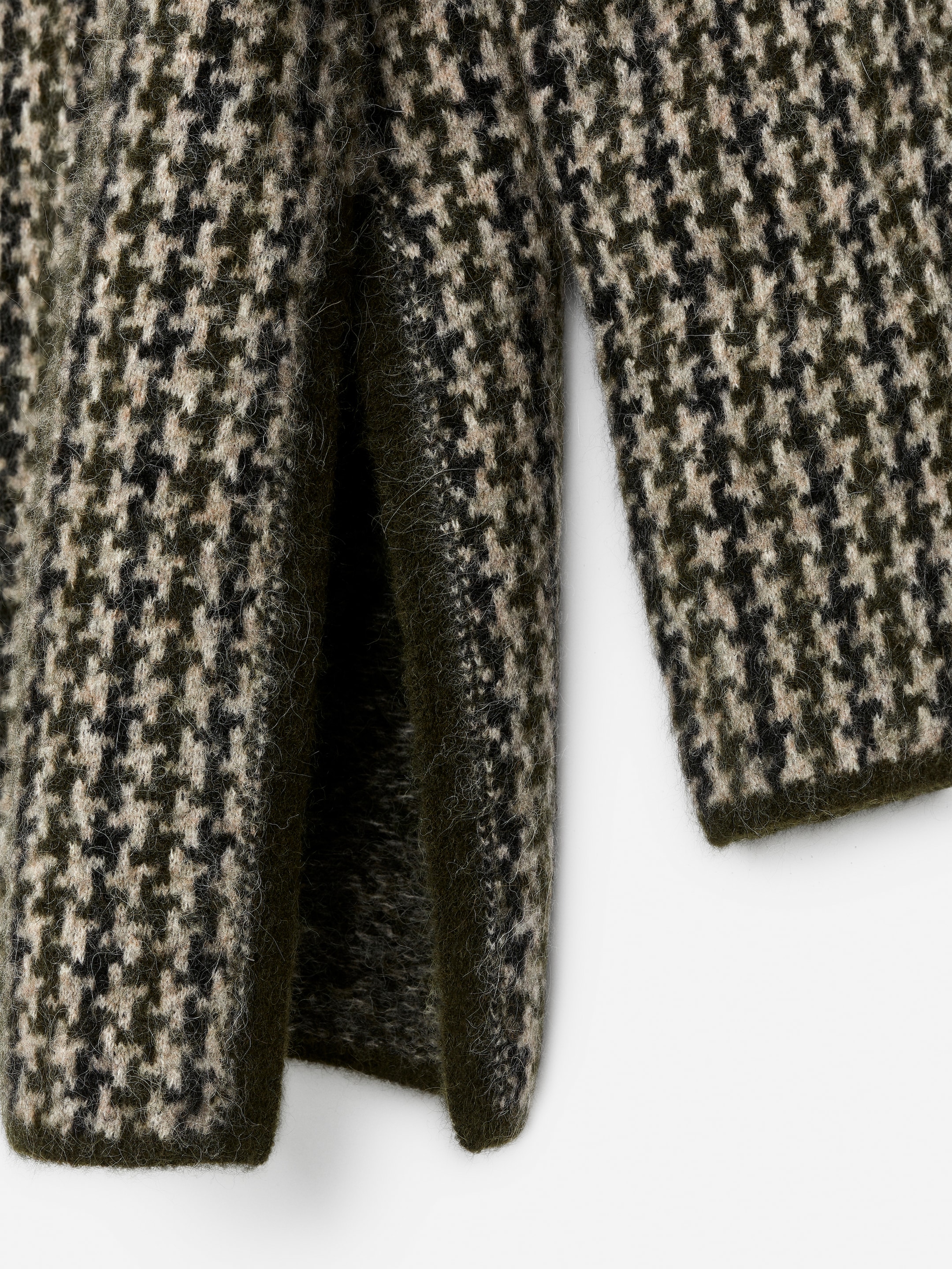 Visa större bild: Jacquardstickad tröja - Beige/hundtandsmönster - DAM | H&M SE 6
