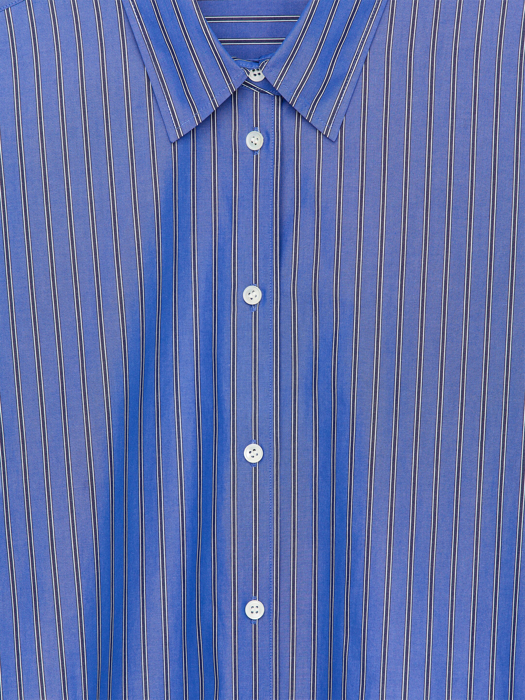 Ver imagem maior: Camisa com racha curva - Azul - SENHORA | H&M PT 2