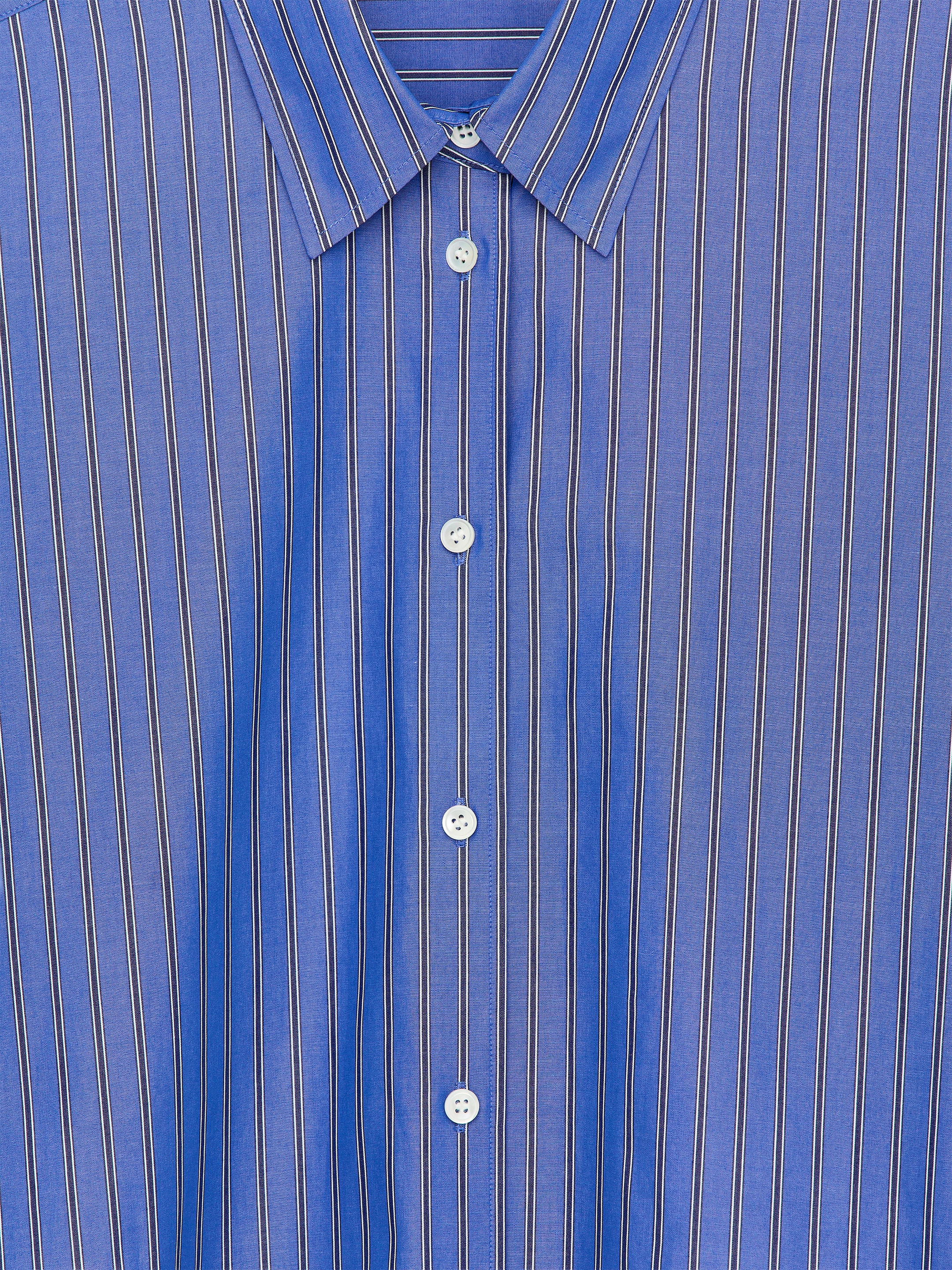 Camicia con spacchi dalle linee curve - Blu - Regular fit - Women - StillMedia/DescriptiveDetail - 1