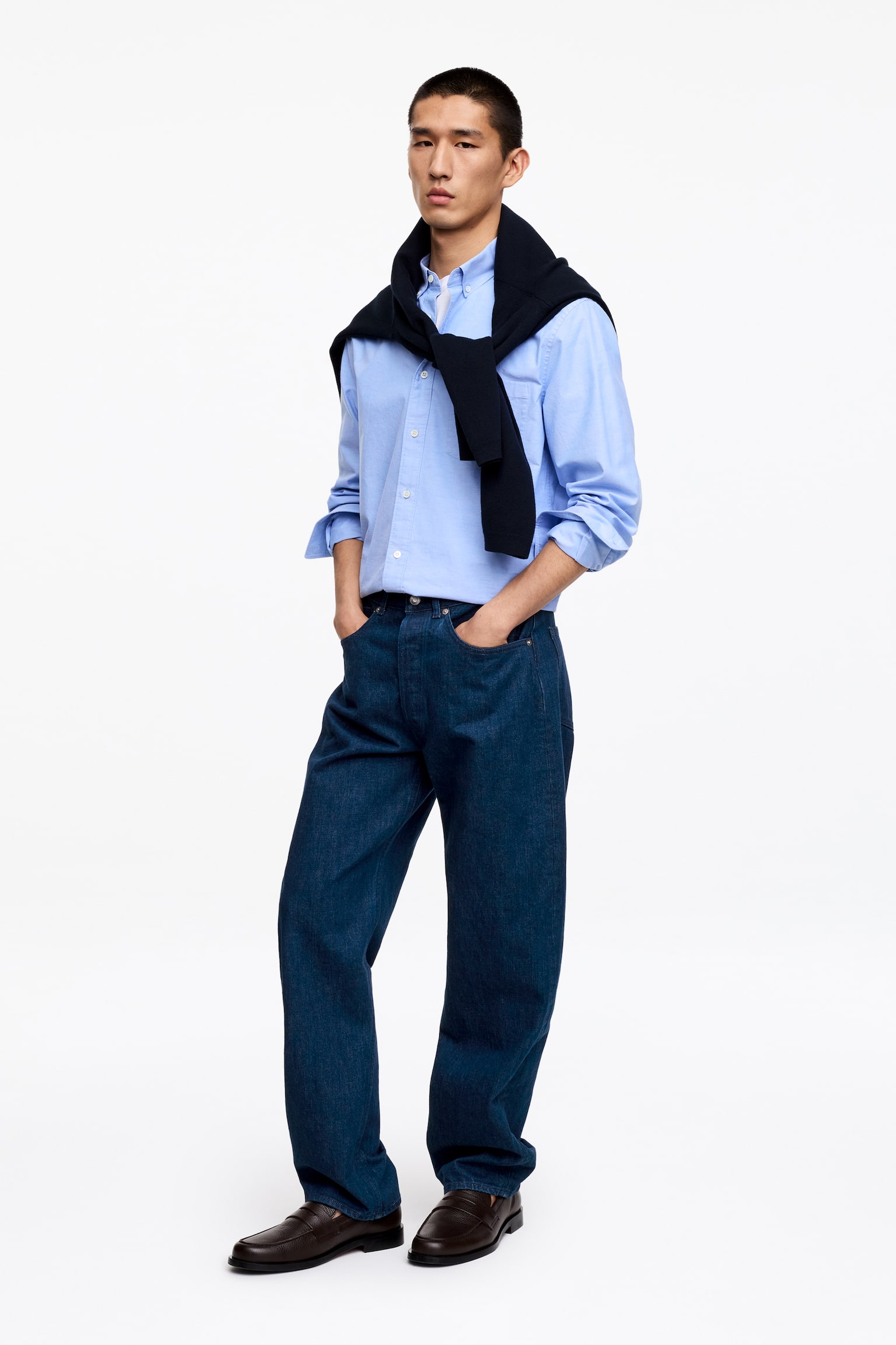 Jean barrel CREEK - Bleu foncé/Bleu moyen - 5