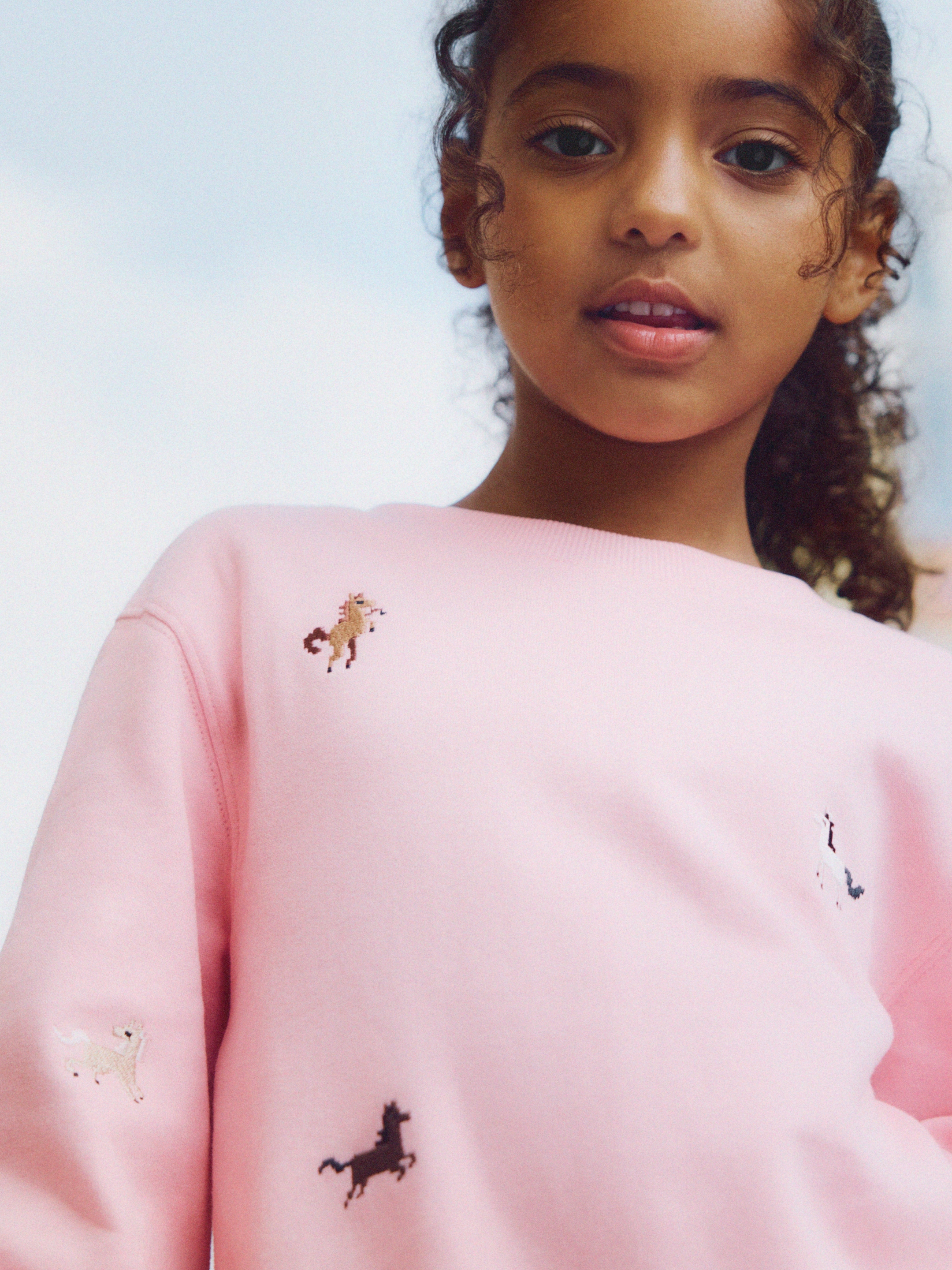 Abito stile felpa con ricami - Rosa/Cavalli - Relaxed fit - children - StillMedia/Environmental - 1