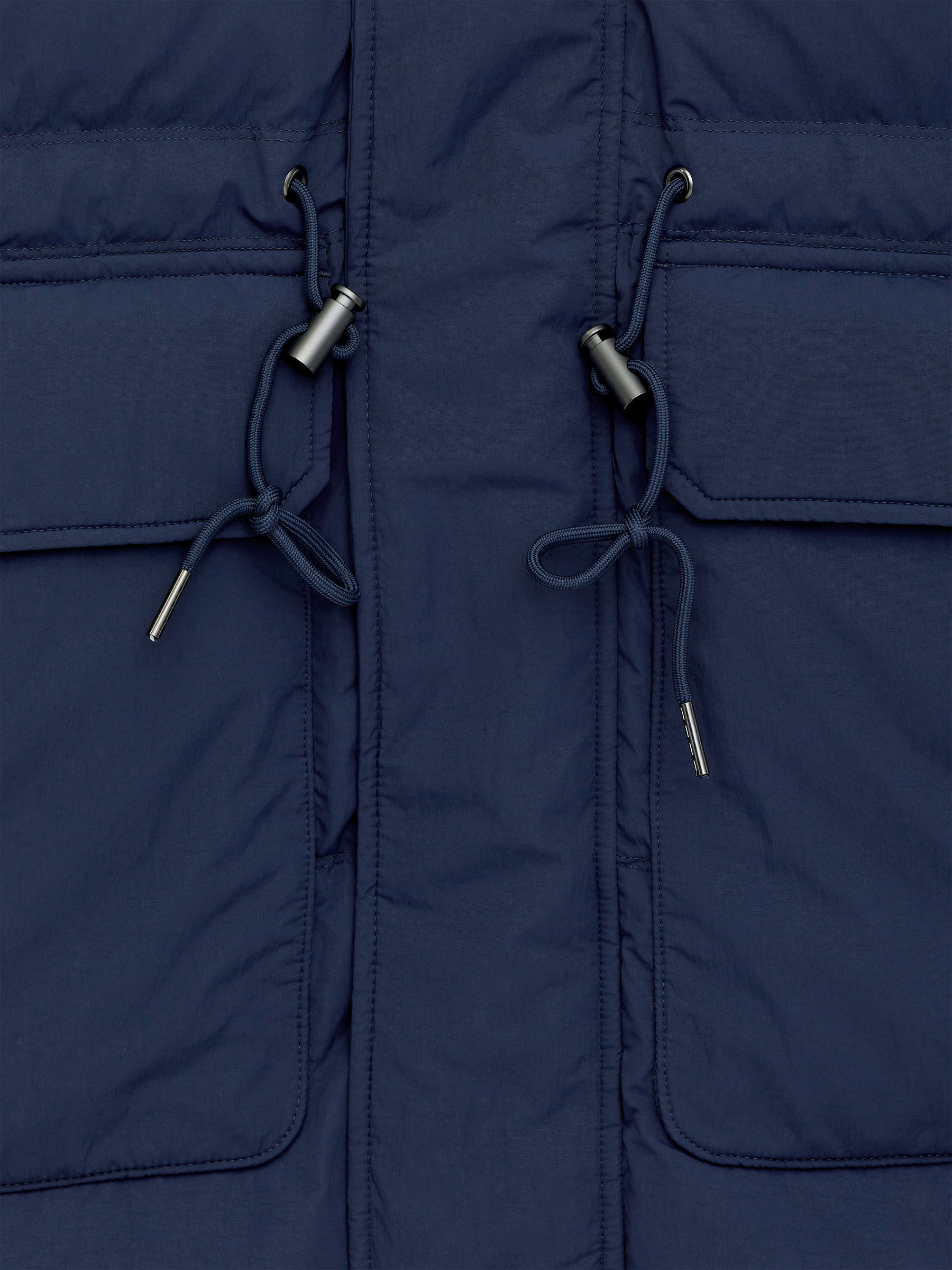 Upcycled Down Expedition Jacket - Blue - Regular fit - Men - StillMedia/DescriptiveDetail - 1